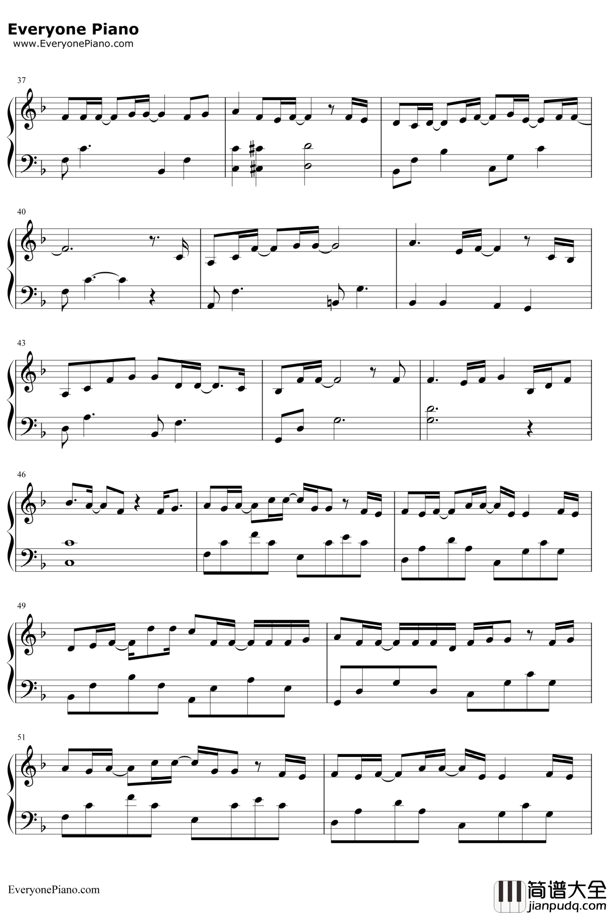 素敵なことがあなたを待っている钢琴谱_藤田麻衣子_素敵なことがあなたを待っている