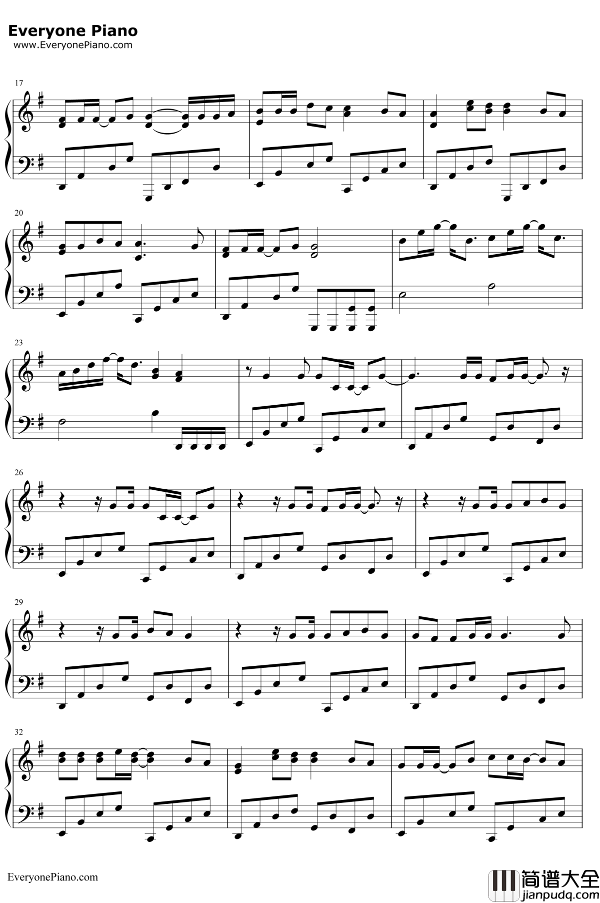 爱得更多…钢琴谱__西野加奈