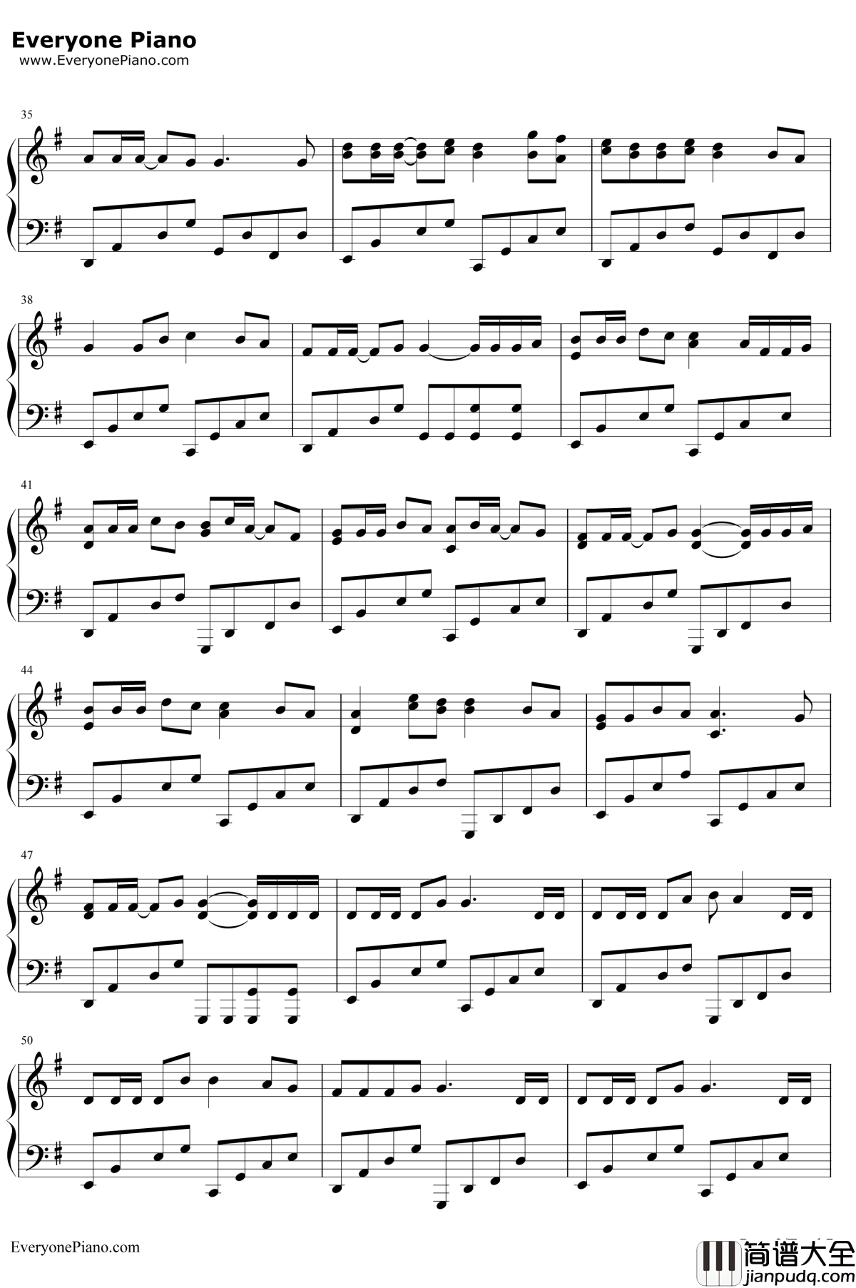 爱得更多…钢琴谱__西野加奈