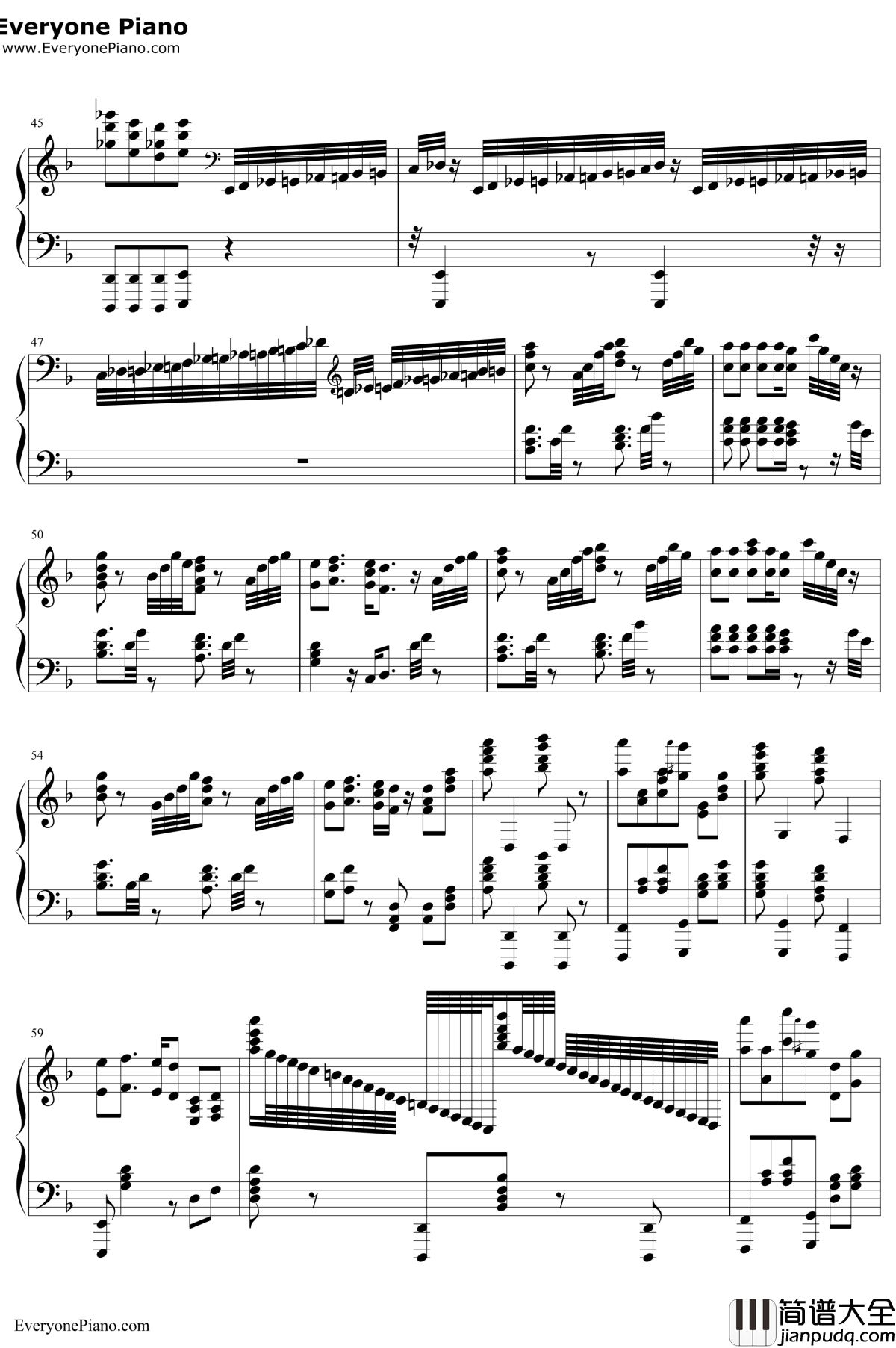 加勒比海盗主题曲钢琴谱_克劳斯·巴德尔特_HeisAPirate