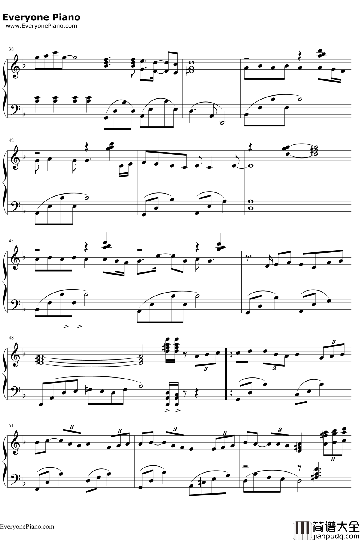 白天不懂夜的黑钢琴谱__黄小琥