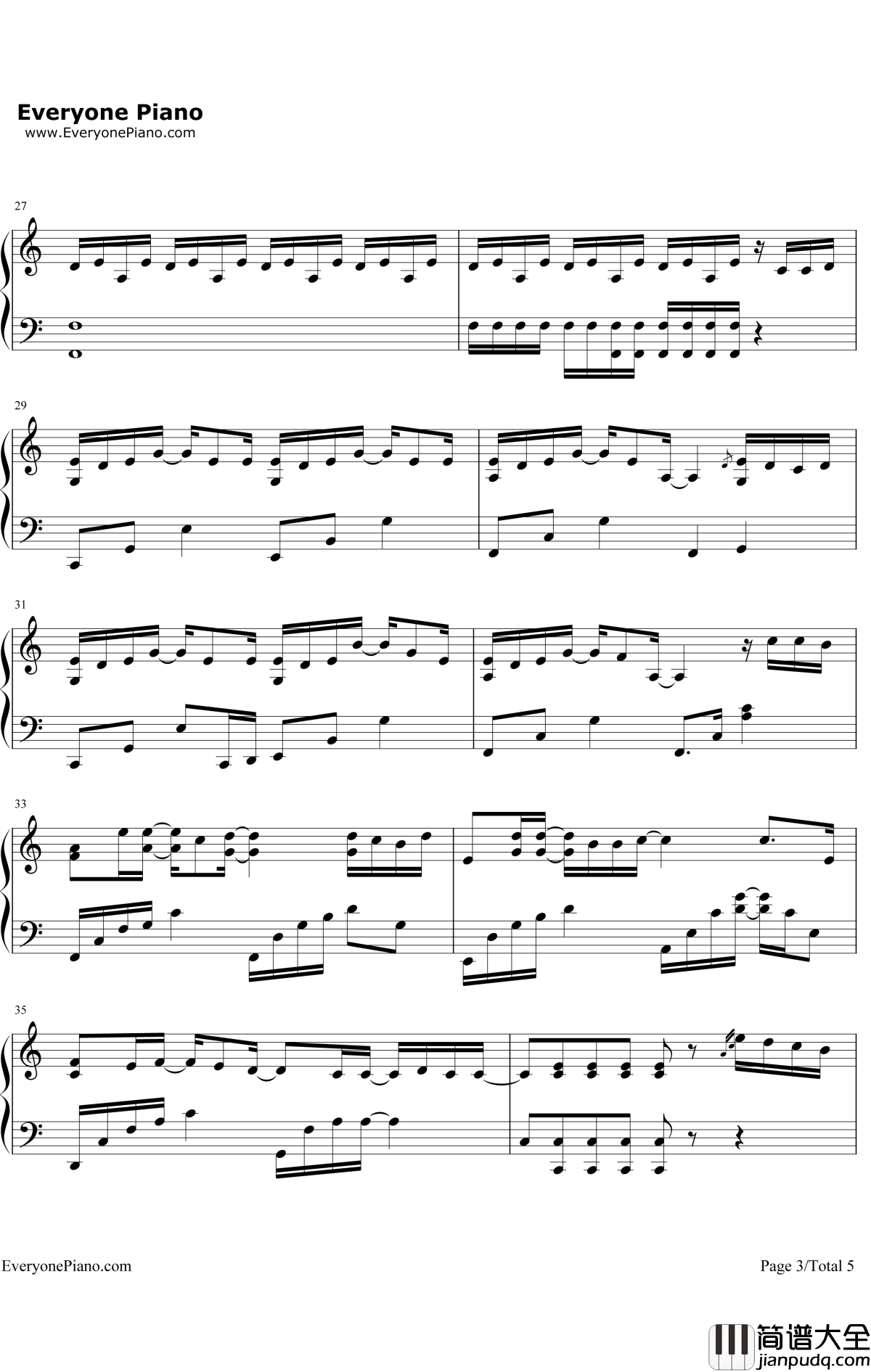 刚刚好钢琴谱_薛之谦