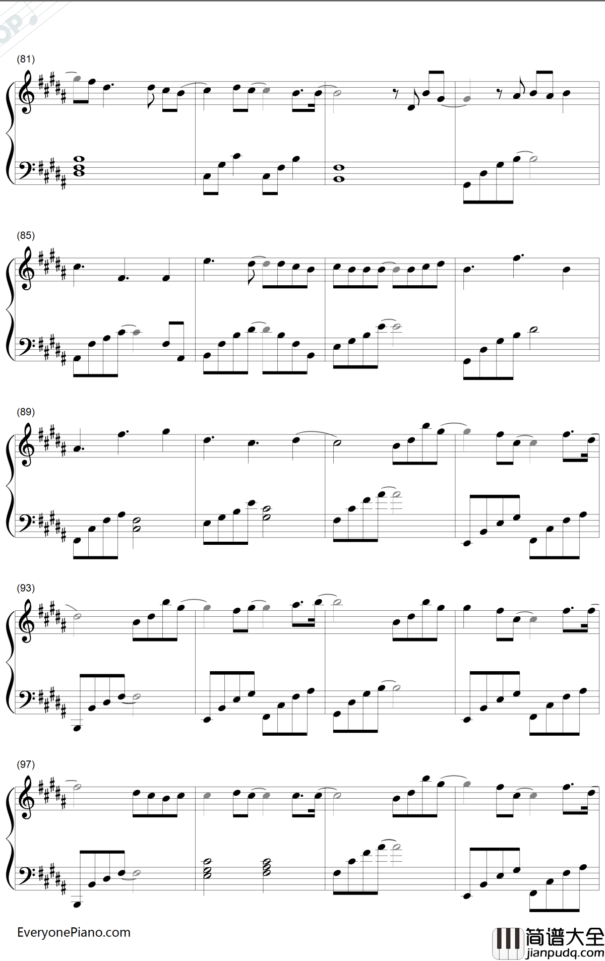 万物初始之风钢琴谱_平原绫香_はじまりの風_彩云国物语OP