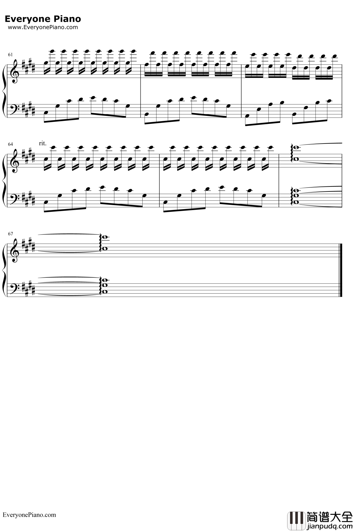 蝶恋钢琴谱_林坤信_仙剑奇侠传游戏配乐