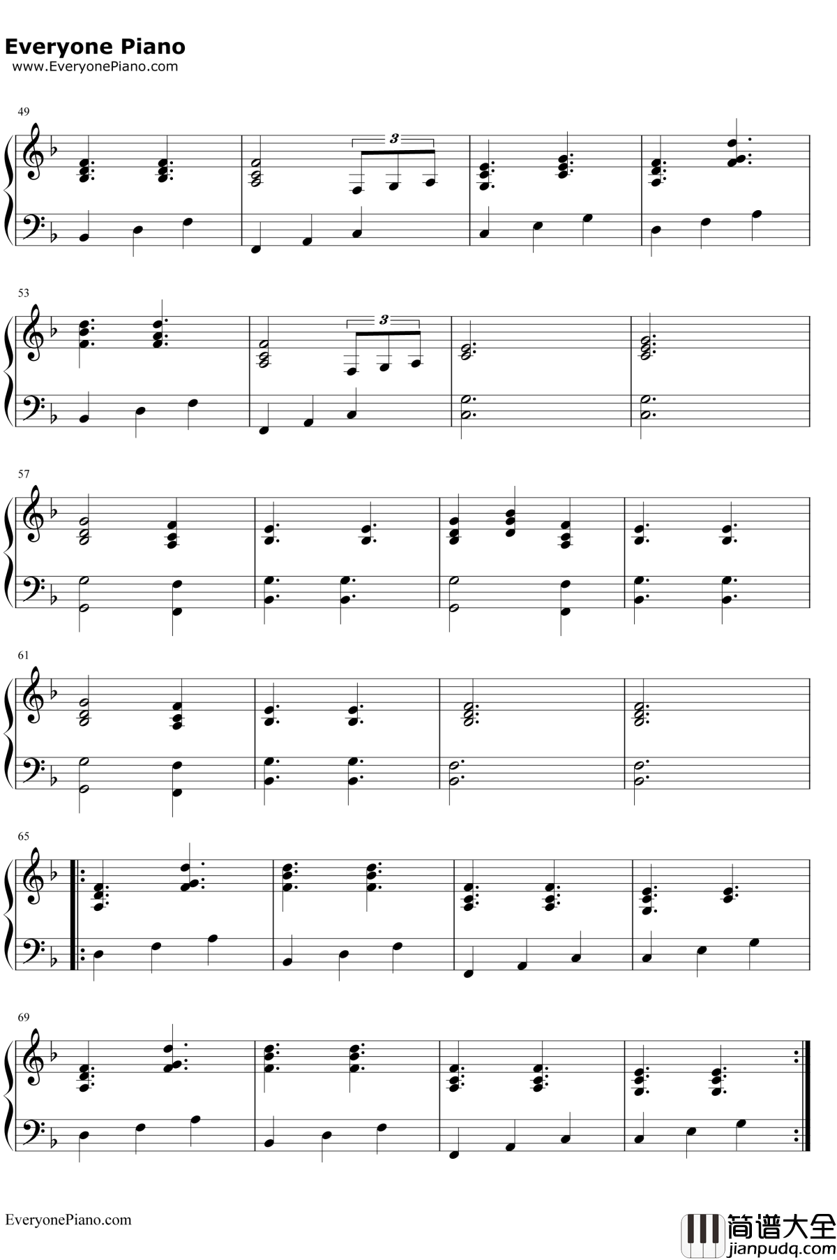 A_Drop_In_The_Ocean钢琴谱_RonPope