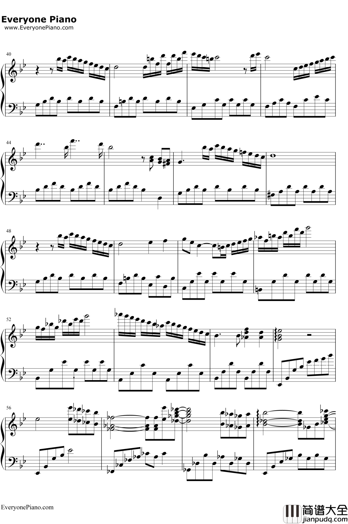 Hatsukoi钢琴谱_久石让__初恋_(はつ恋)主题曲