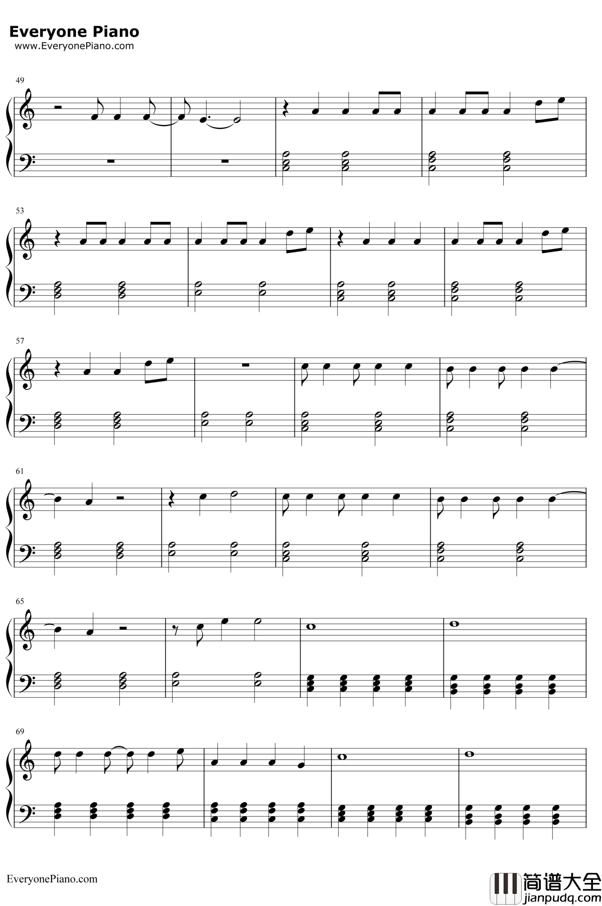 I_Know_Places钢琴谱_TaylorSwift