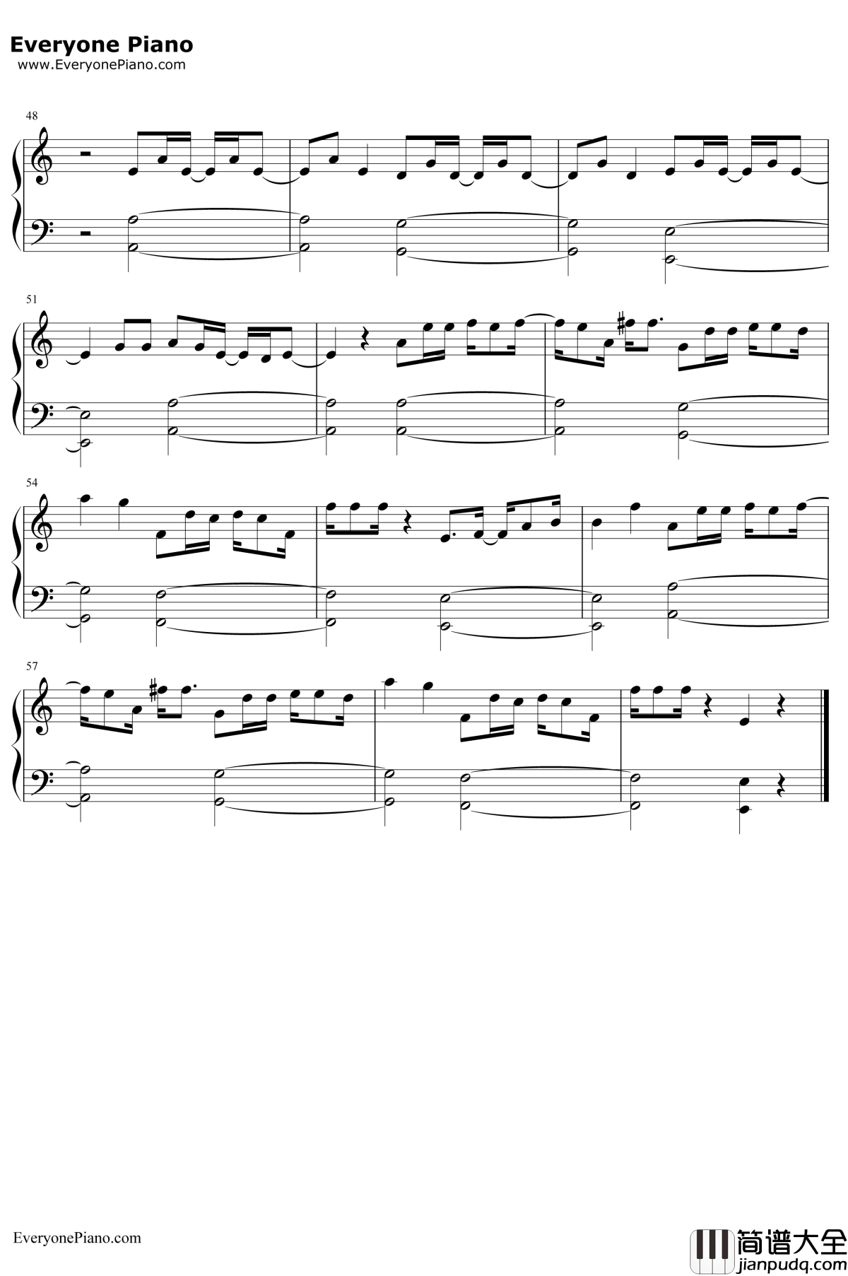 Lie_Lie_Lie钢琴谱_大黒摩季_名侦探柯南OP