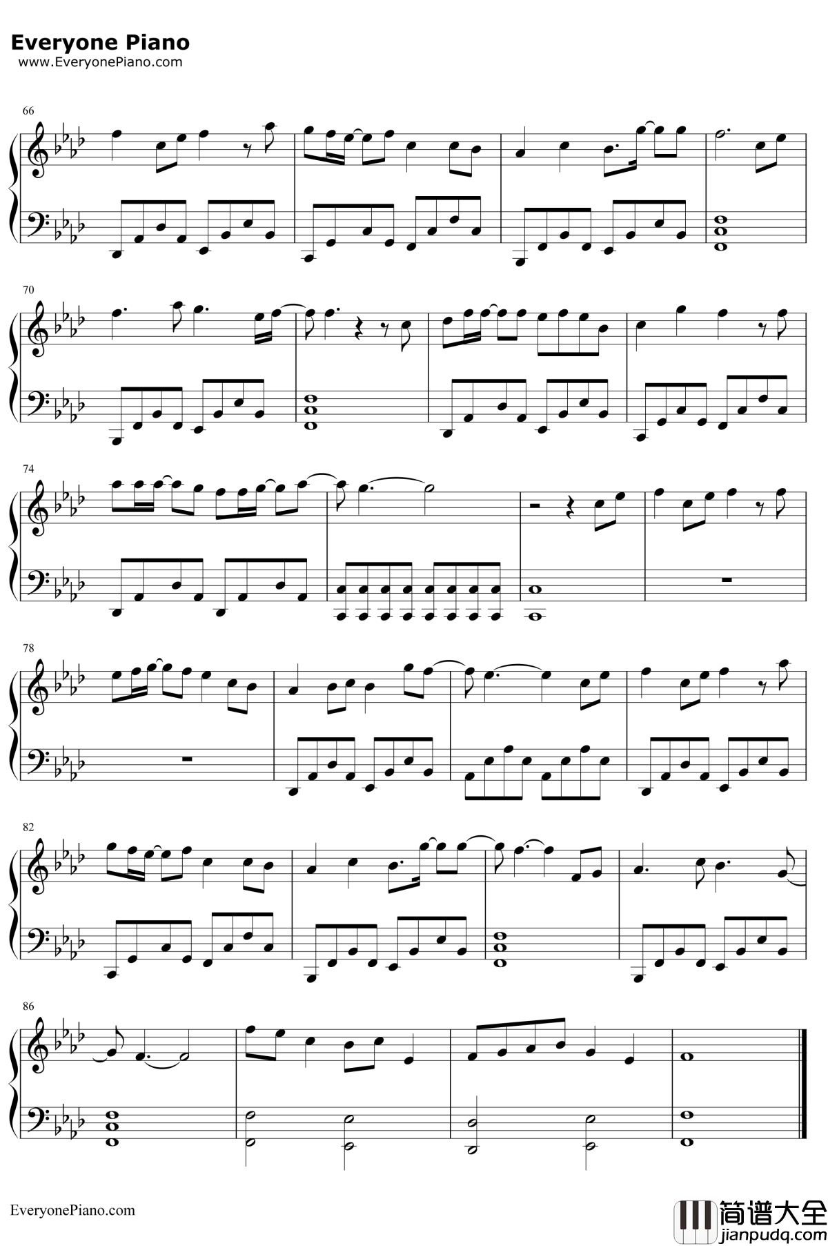 星辰大海是你钢琴谱_魏晨_那片星空那片海2片头曲