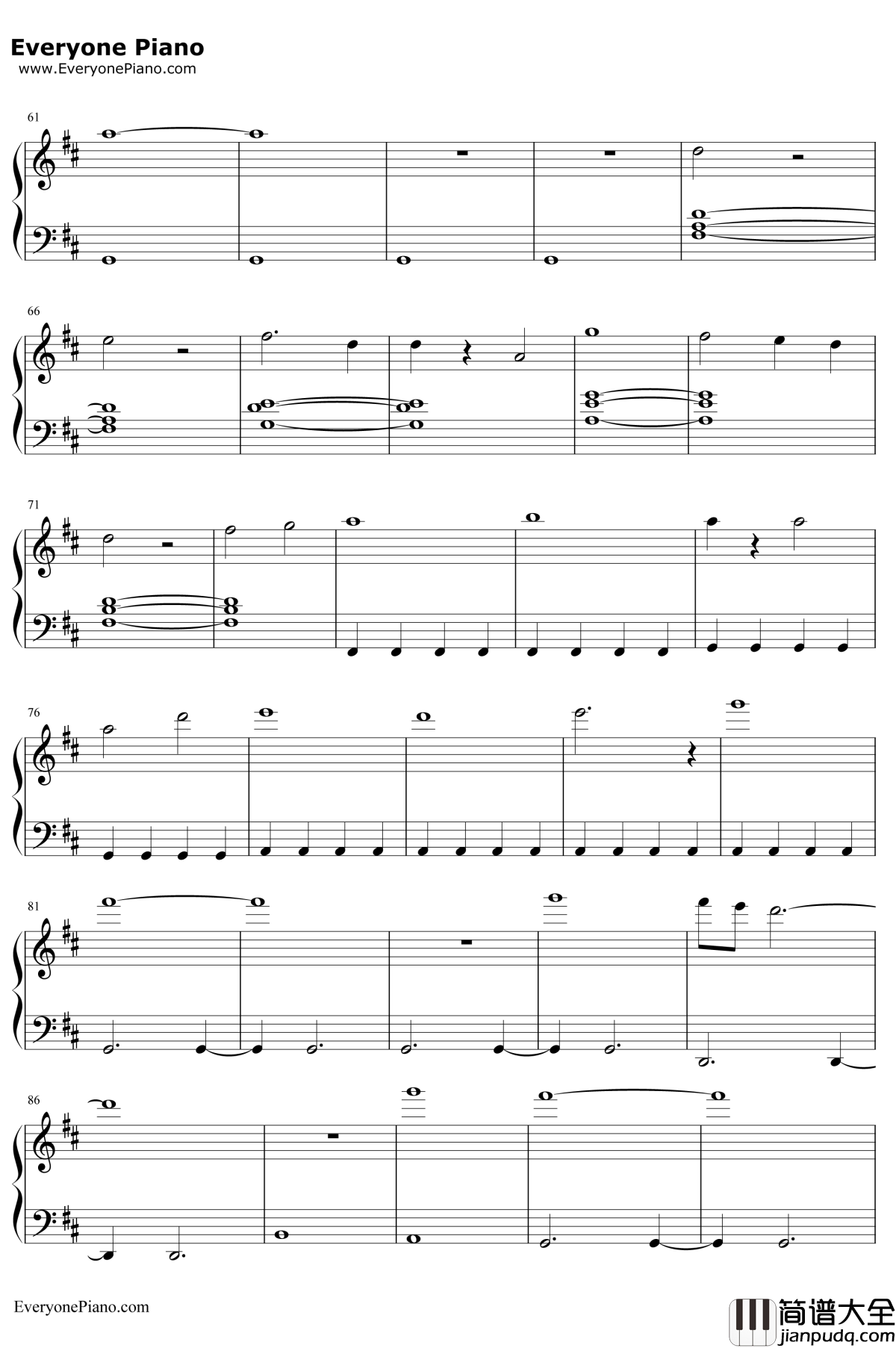 Last_Night_Good_Night钢琴谱_初音ミク