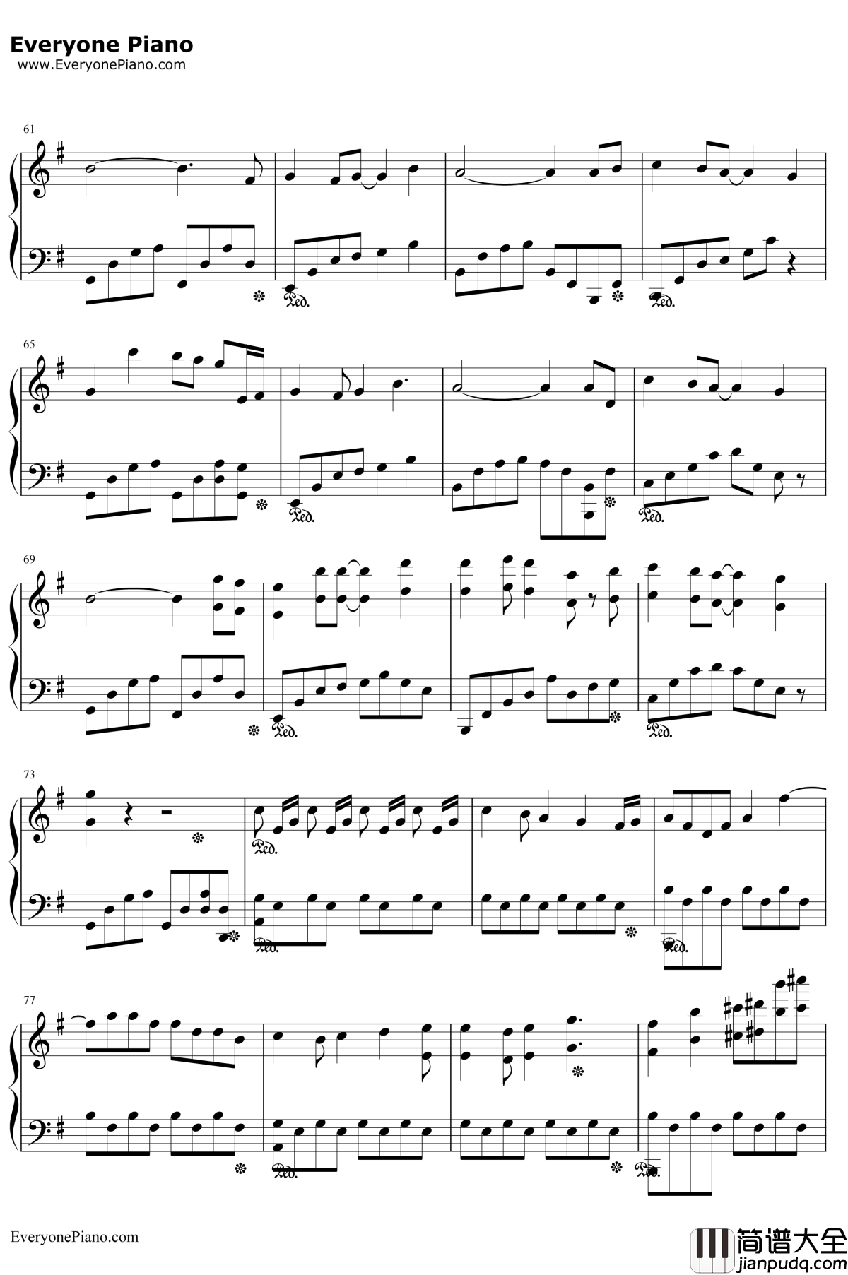 我们的纪念钢琴谱_李雅微__放羊的星星_插曲