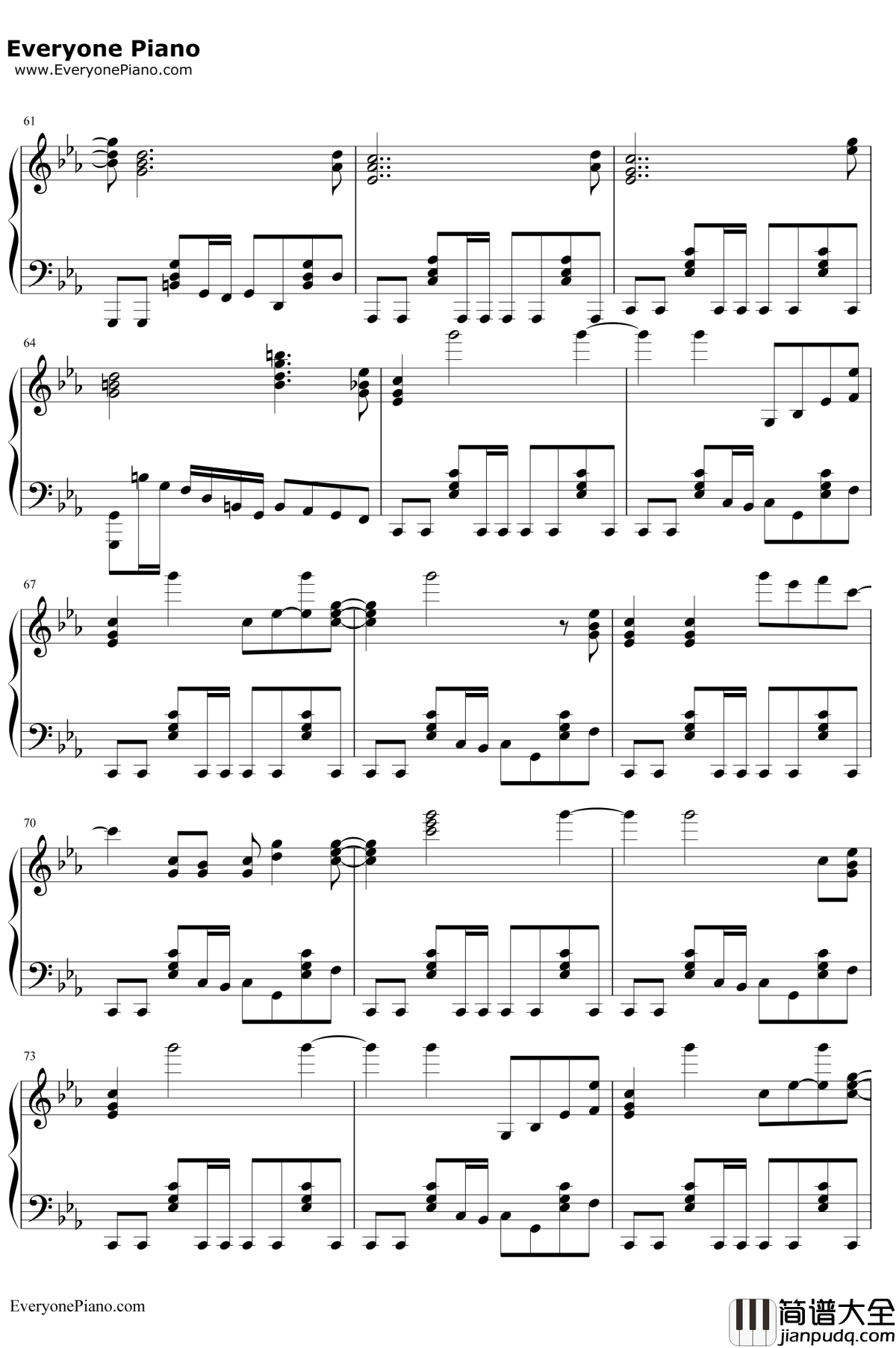 神様お願い钢琴谱_ハナエ(EMI音乐)_神様はじめましたED_元气少女缘结神ED