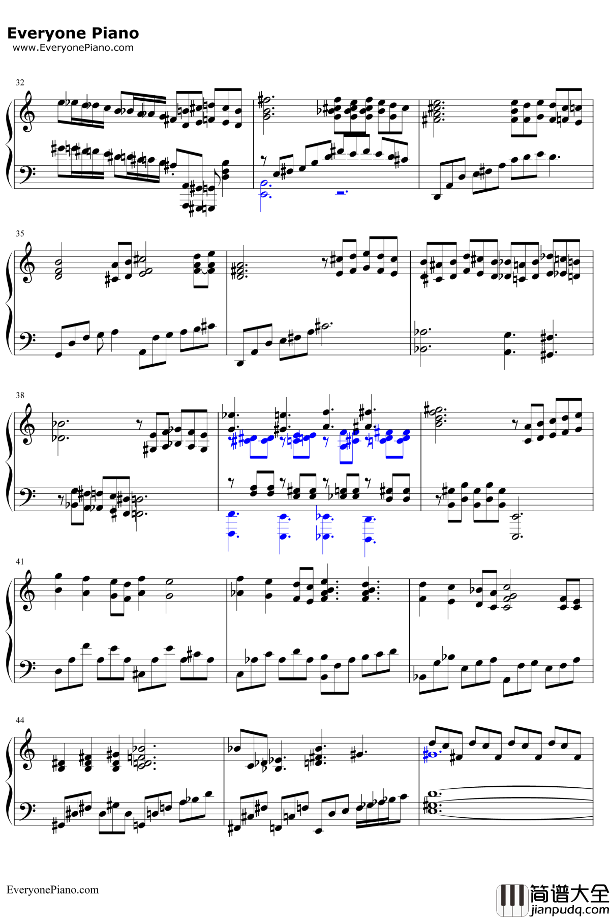 Impossible_Dream钢琴谱__久石让