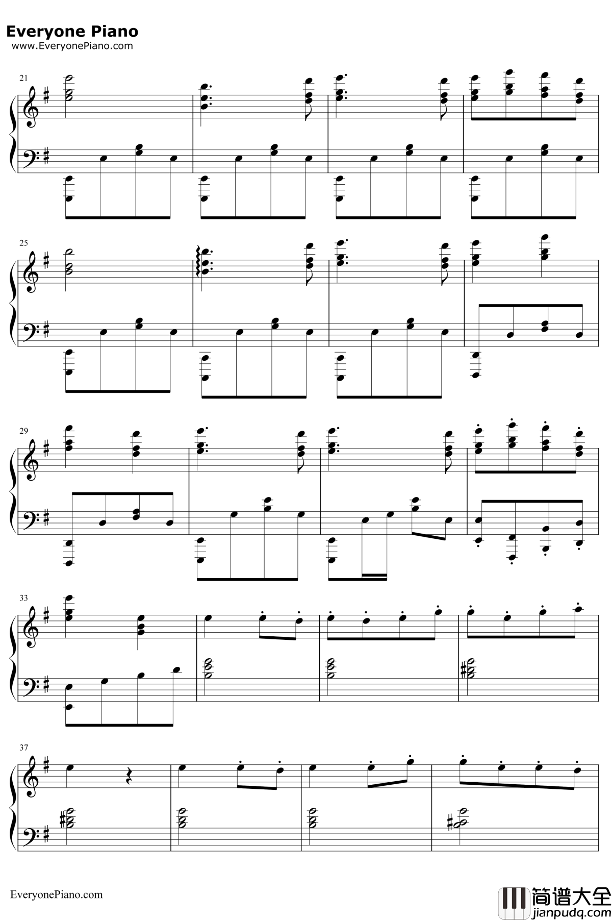 桃源恋歌钢琴谱_GARNIDELIA