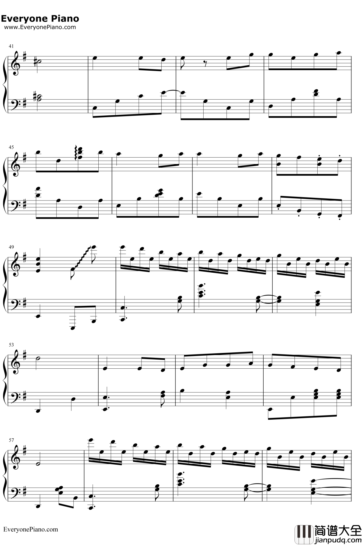 桃源恋歌钢琴谱_GARNIDELIA