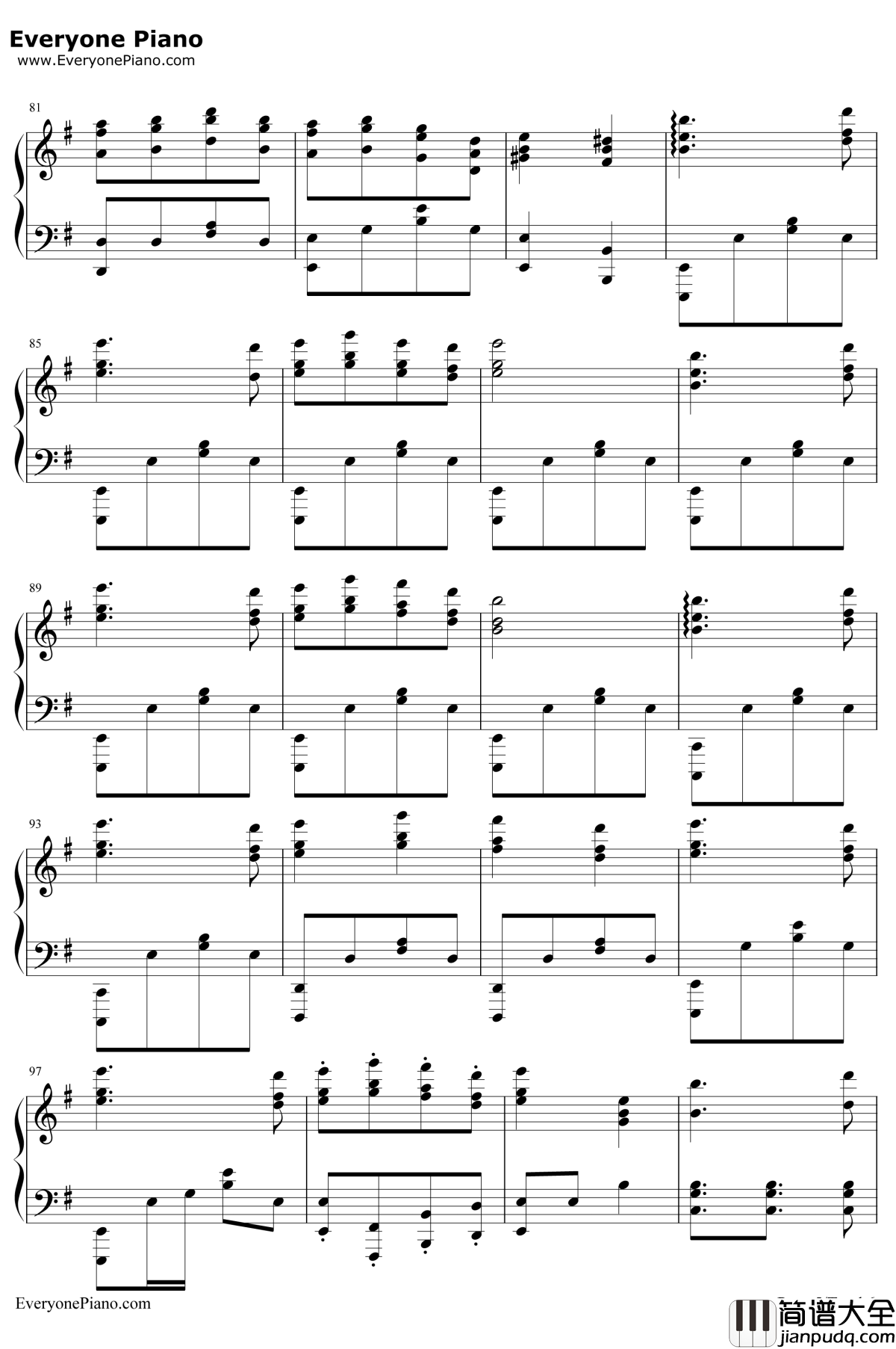 桃源恋歌钢琴谱_GARNIDELIA