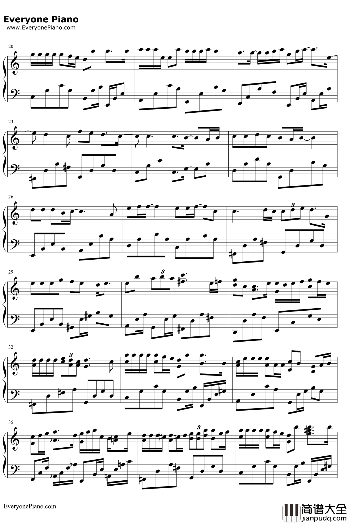 南瓜车钢琴谱__薛凯琪