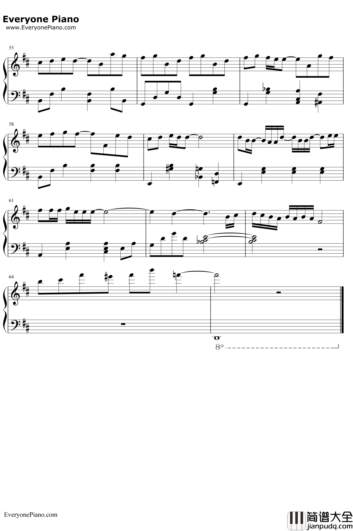 Kiss_Goodbye钢琴谱_王力宏_我叫金三顺插曲