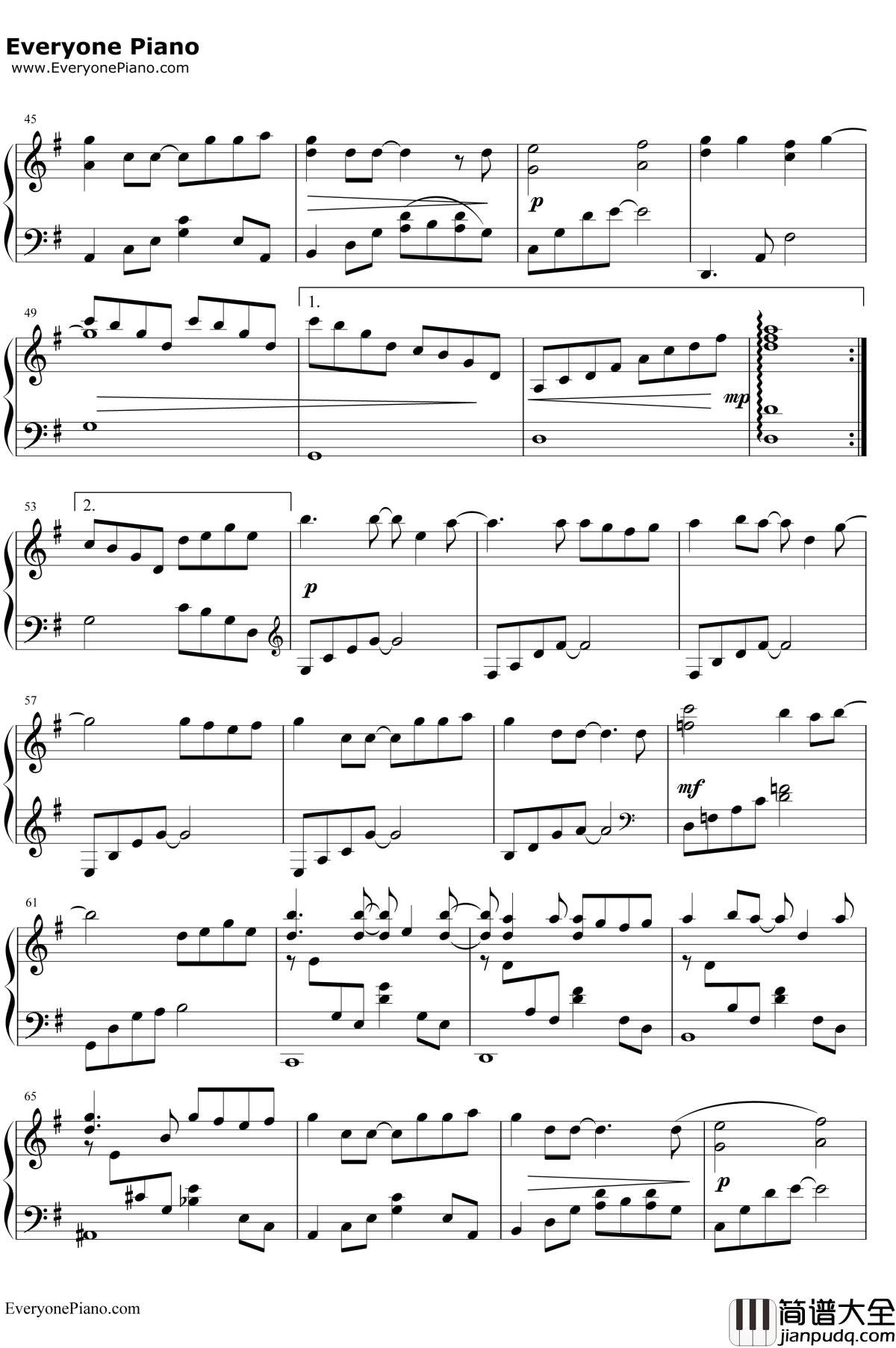 会呼吸的痛钢琴谱_梁静茹