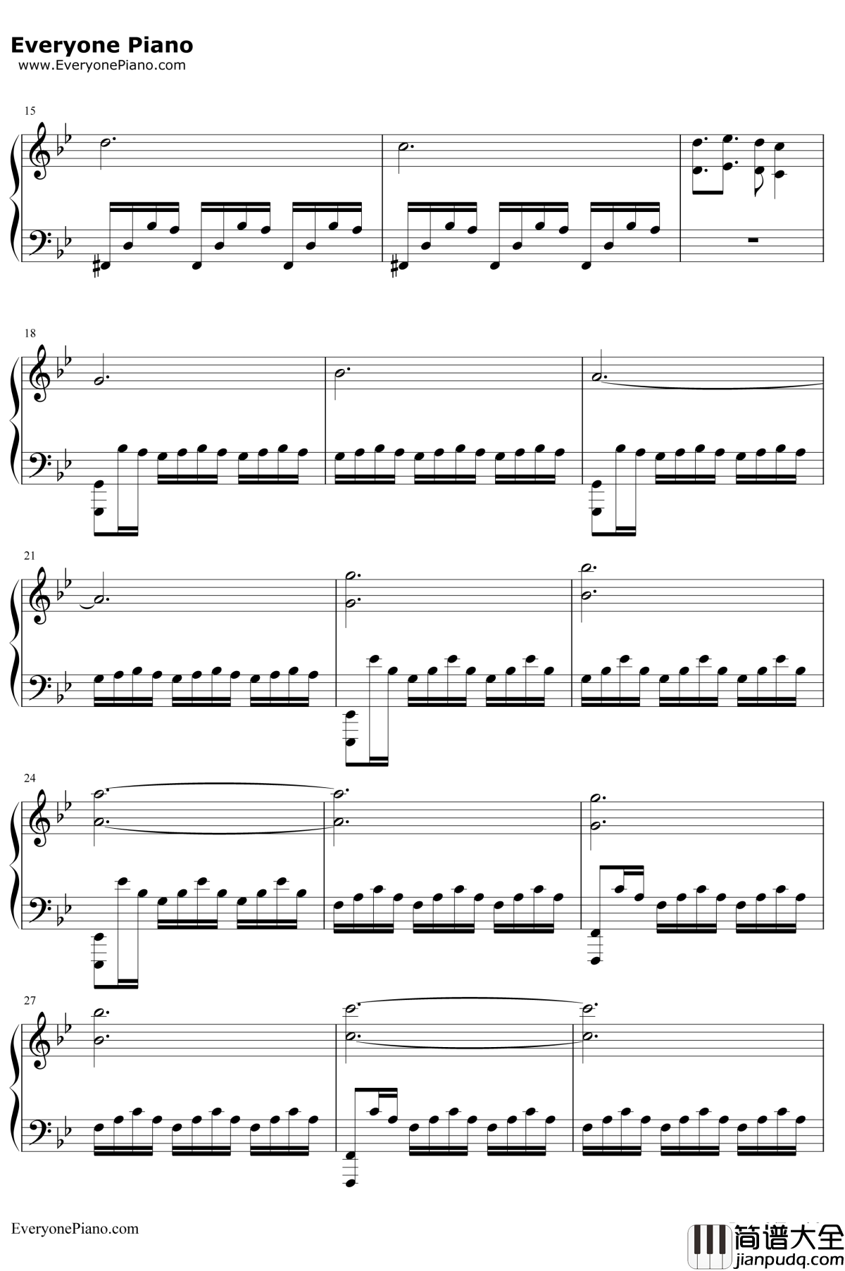 The_Defenders_Main_Title钢琴谱_JohnPaesano_捍卫者联盟OST