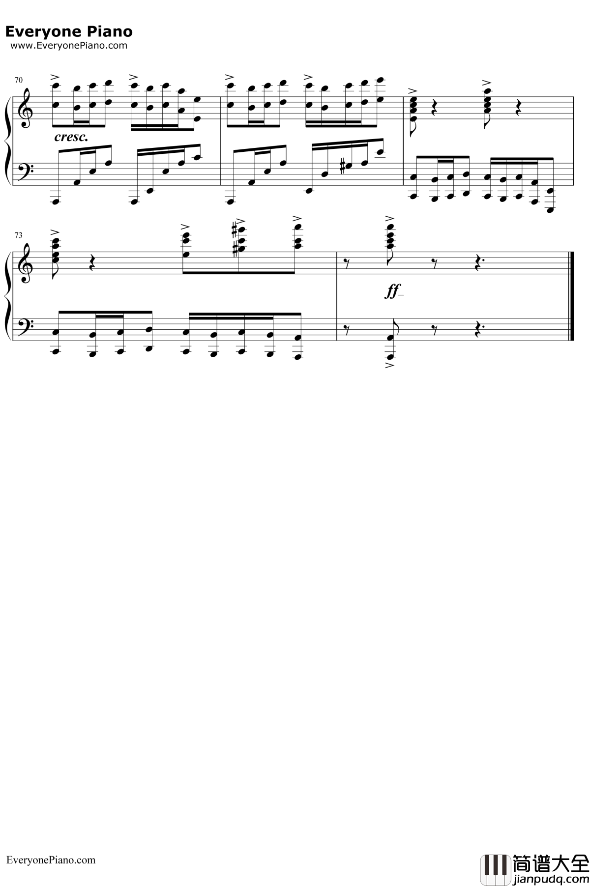 李斯特的旋律钢琴谱_理查德•克莱德曼_跃动的心