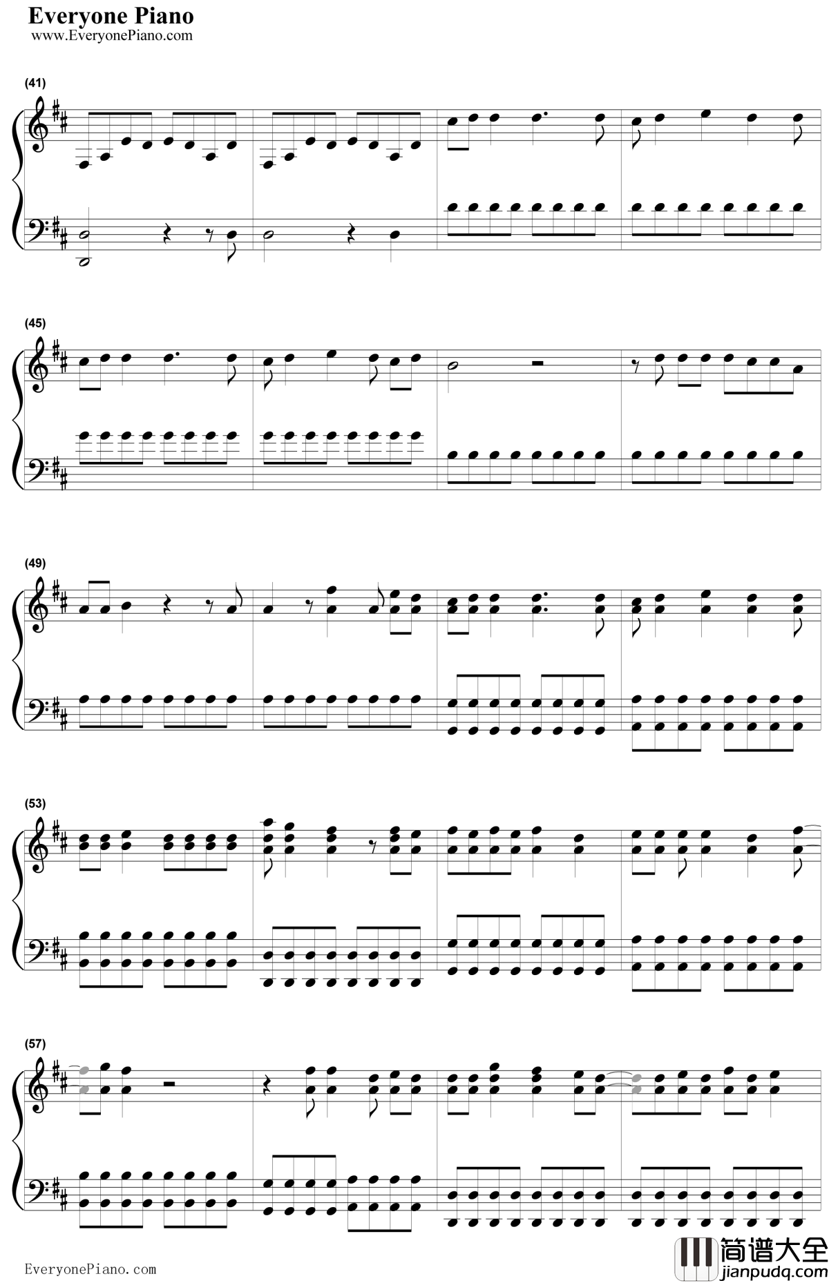 Love_Story钢琴谱_TaylorSwift