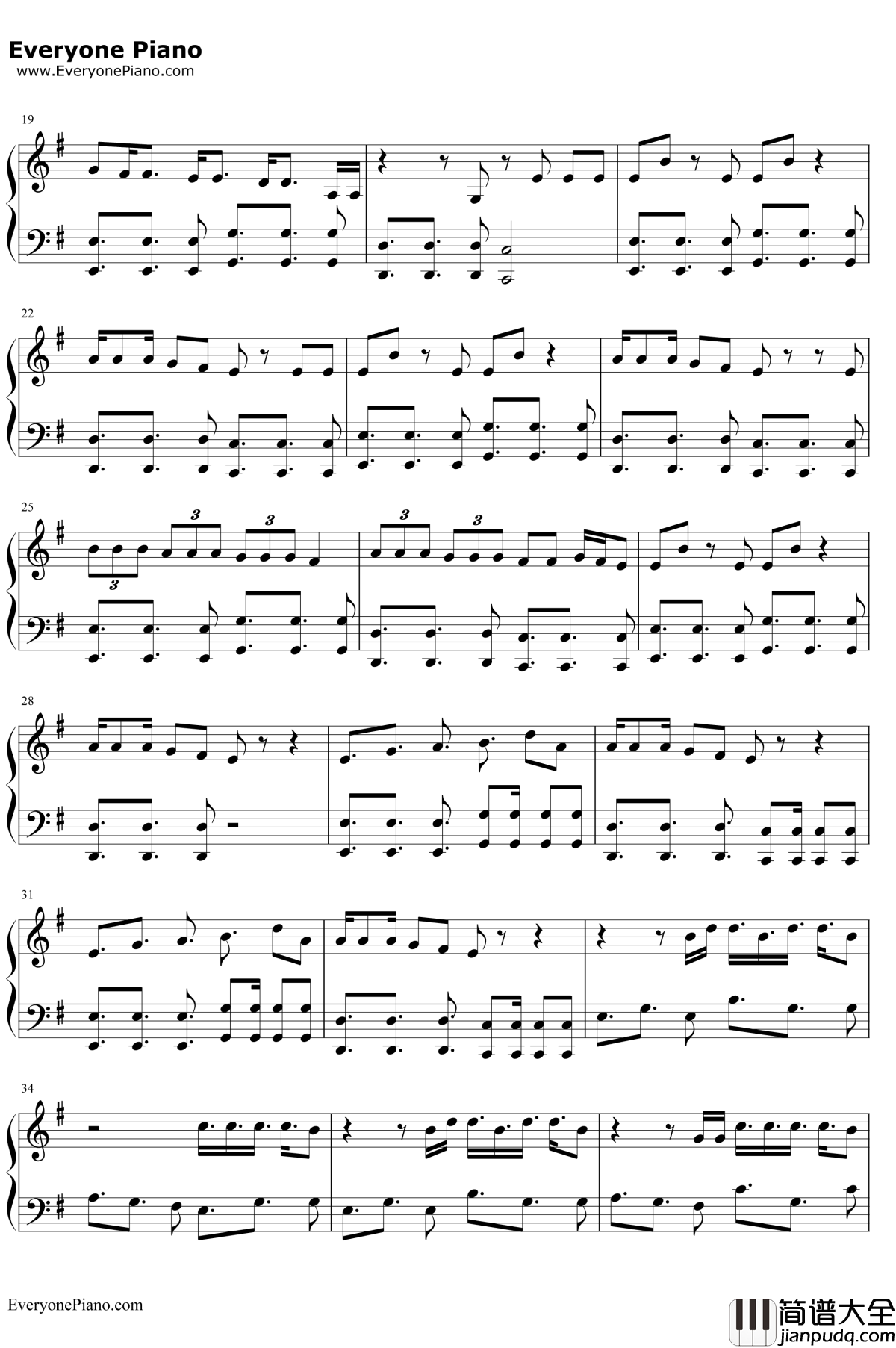 Ciao_Adios钢琴谱_Anne_Marie