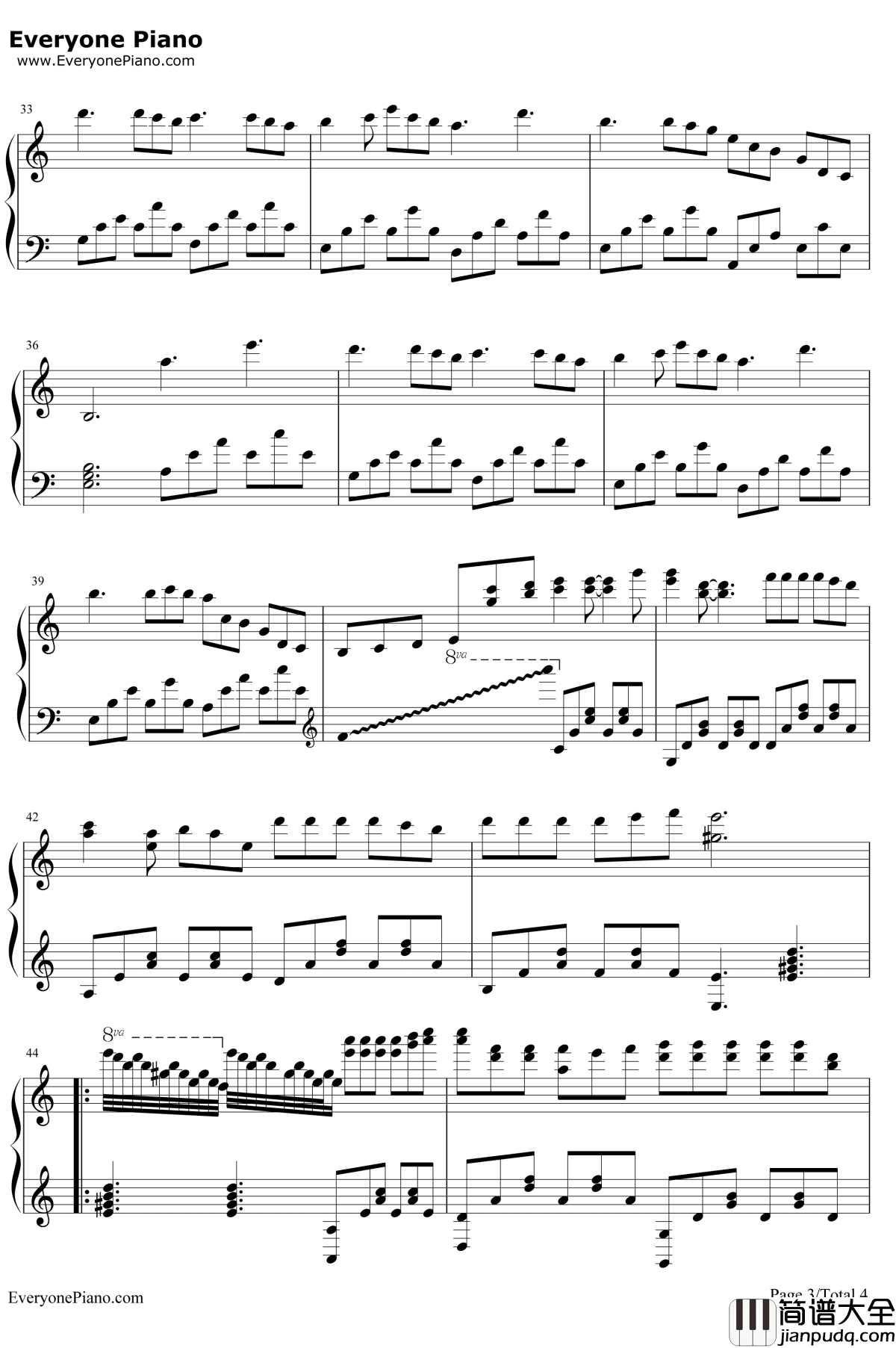 边走边爱钢琴谱__谢霆锋