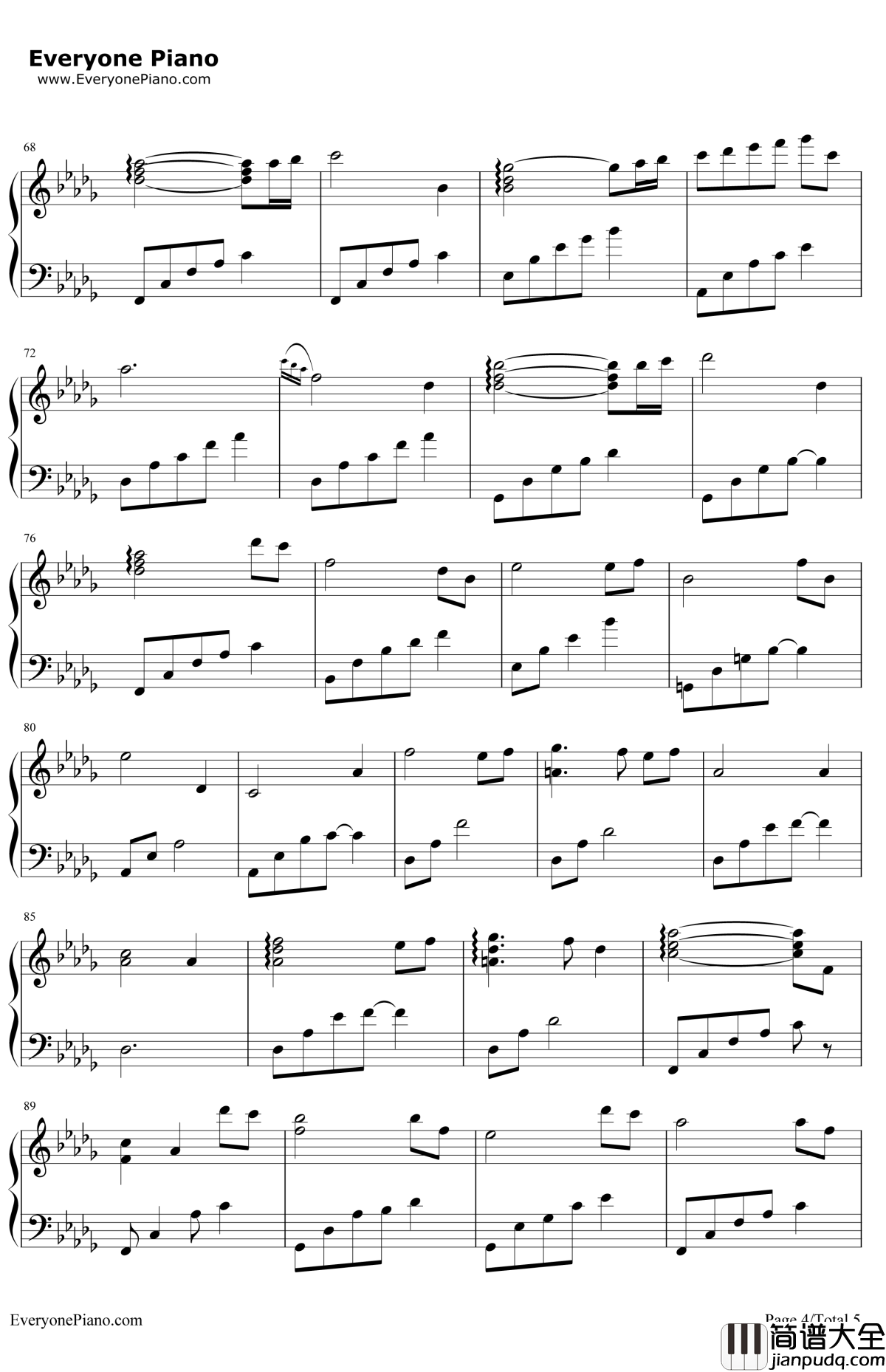 情人节的礼物钢琴谱_石进_夜的钢琴曲Ⅱ