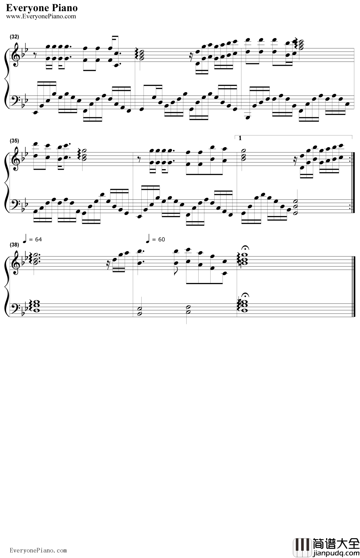 没有情人的情人节钢琴谱_孟庭苇