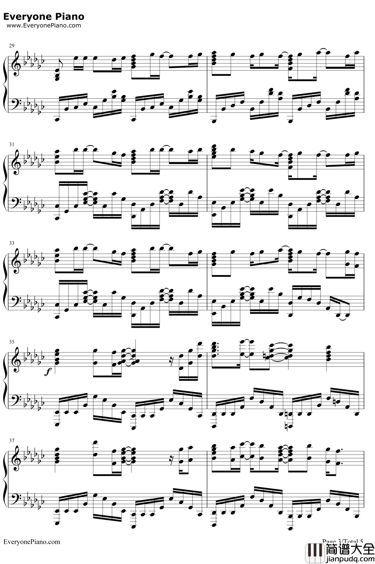 Acedia钢琴谱_初音未来