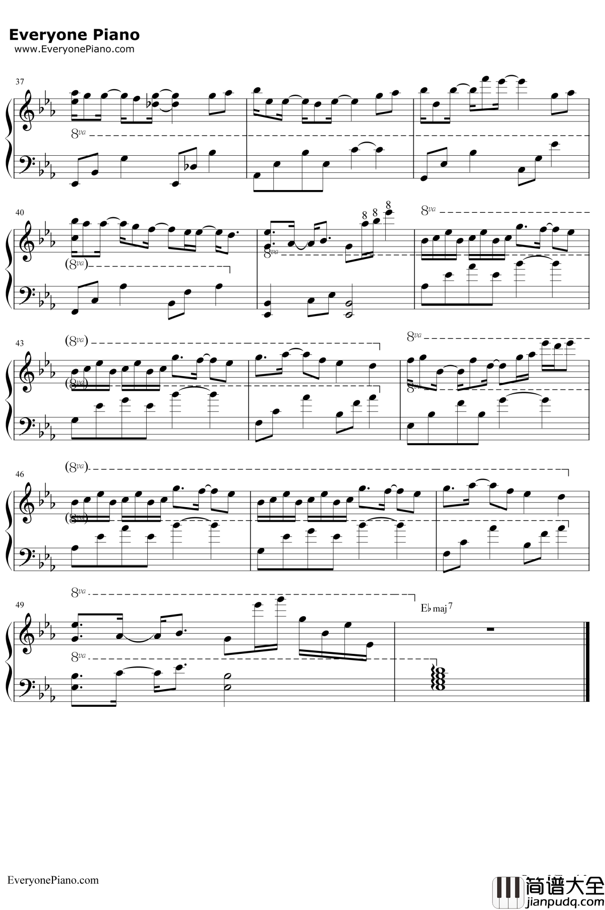 Always_By_your_Side_钢琴谱_Crepe