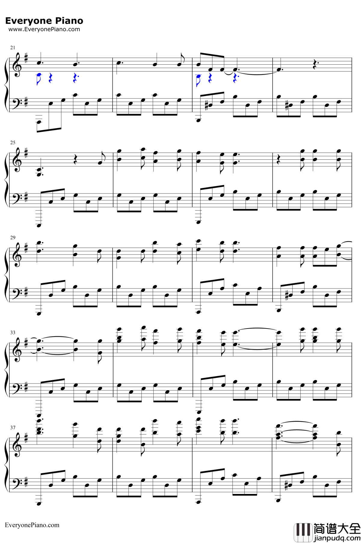 齐天钢琴谱_华晨宇