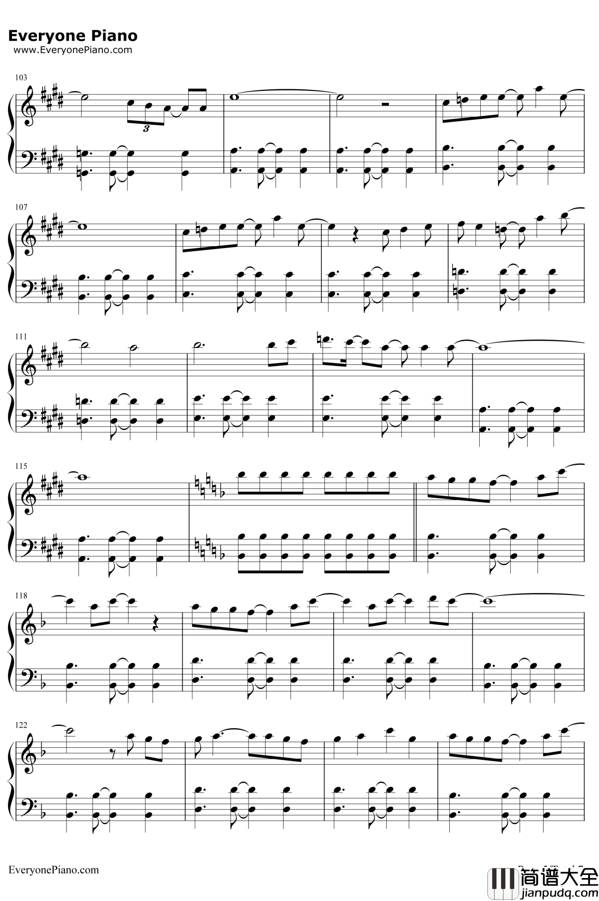 My_Soul_Your_Beats钢琴谱_Lia