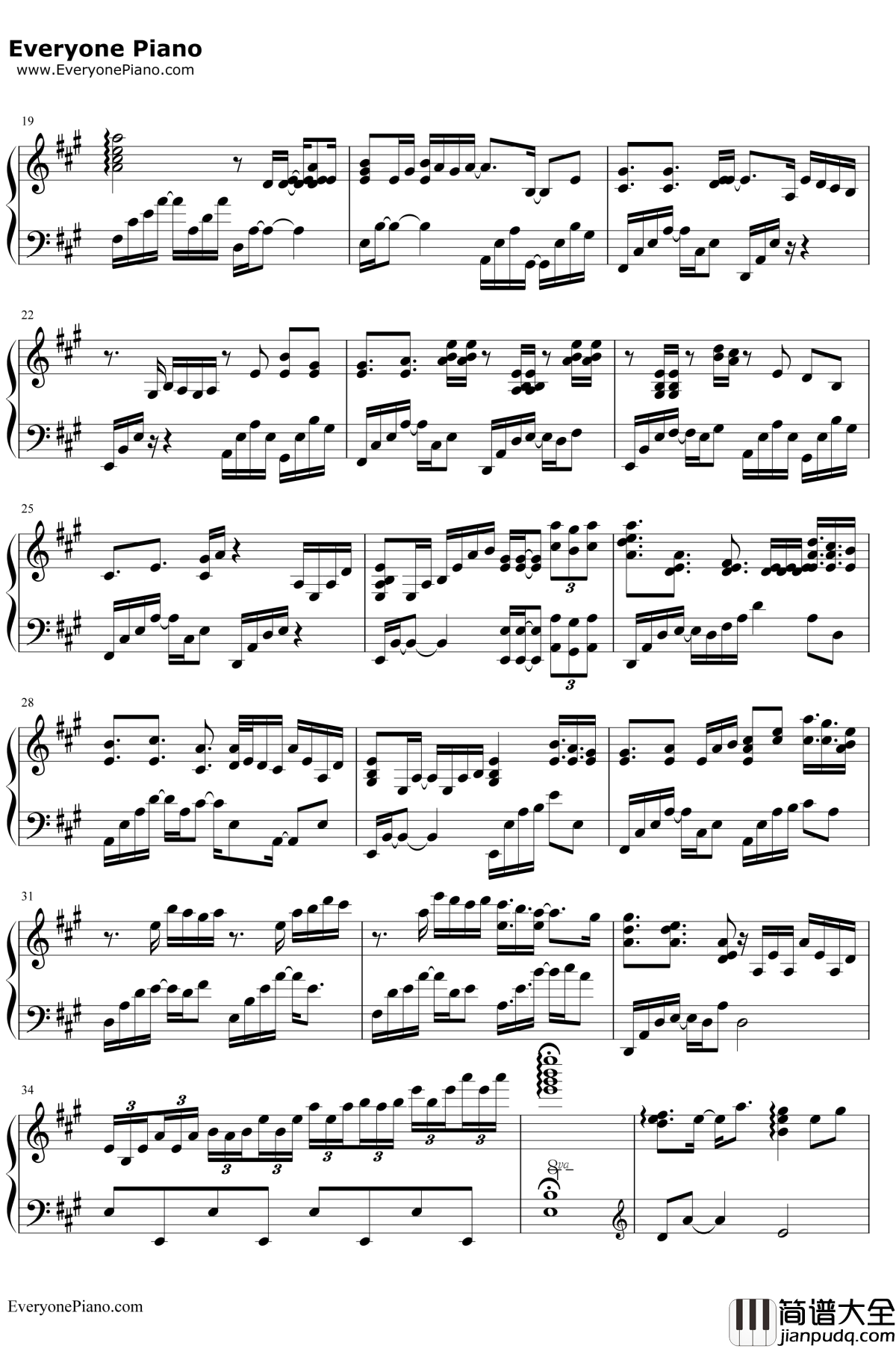 只为与你相见钢琴谱_赵忠楠