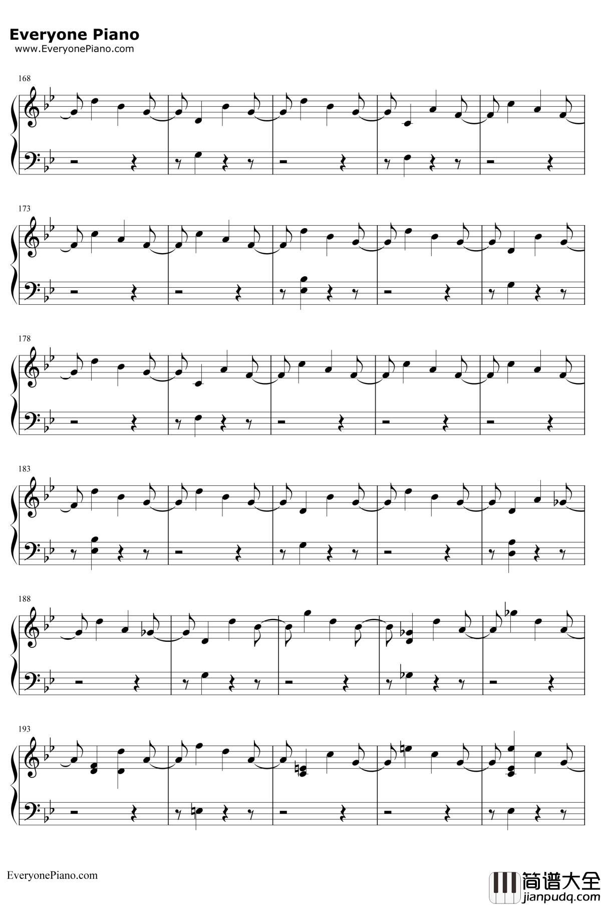 Heaven钢琴谱_Julia_Michaels