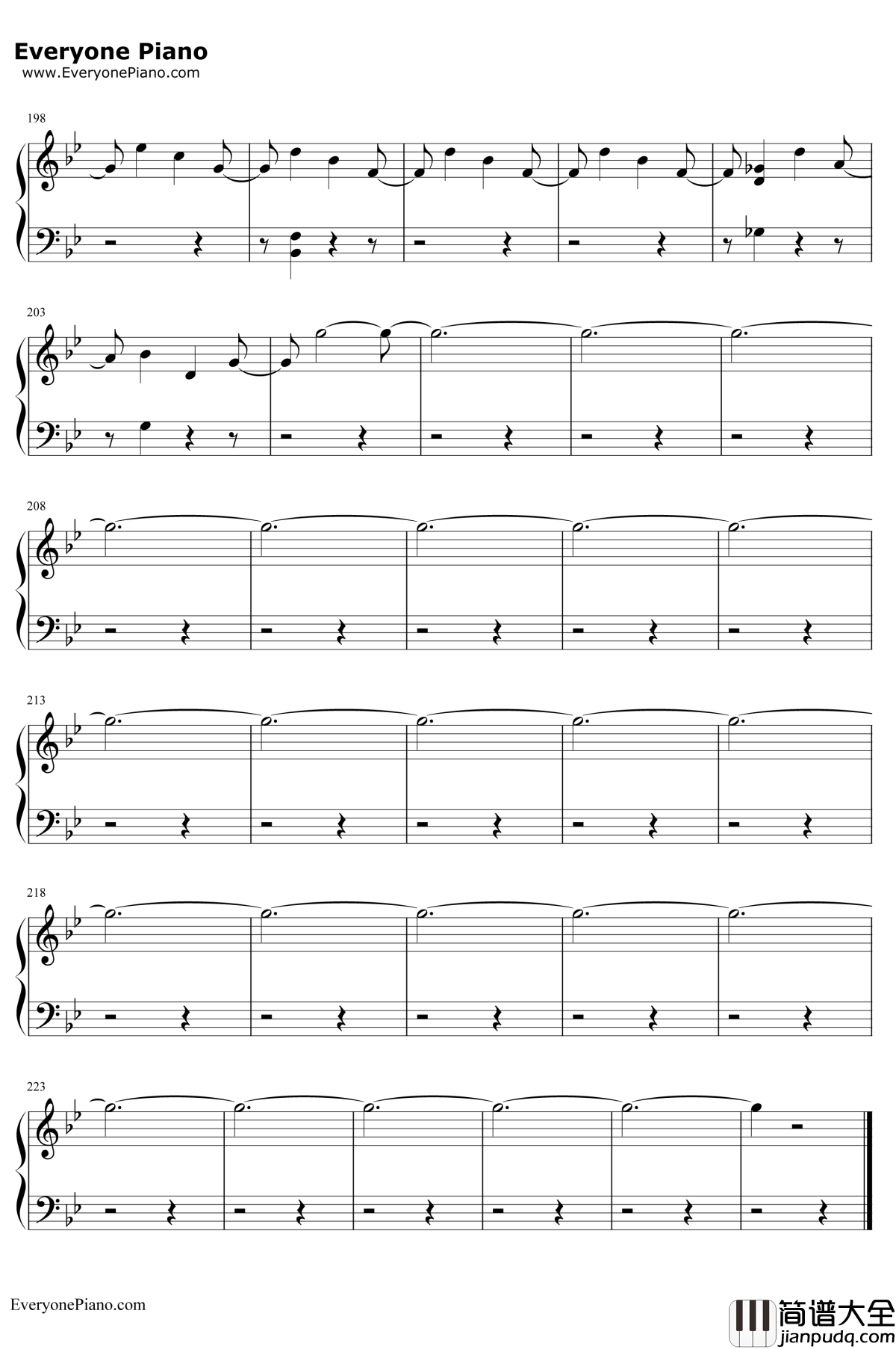 Heaven钢琴谱_Julia_Michaels