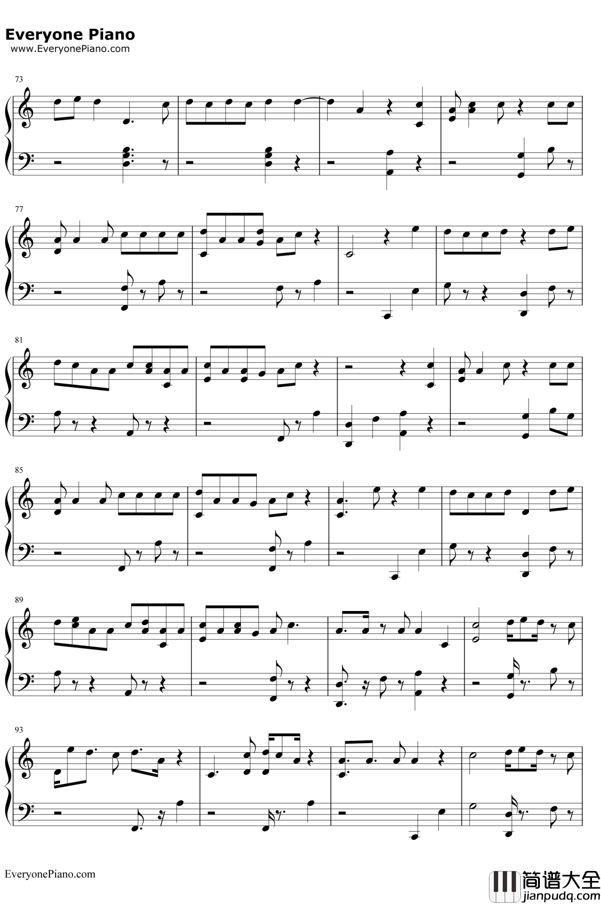 Don't_Blame_Me钢琴谱_Taylor_Swift