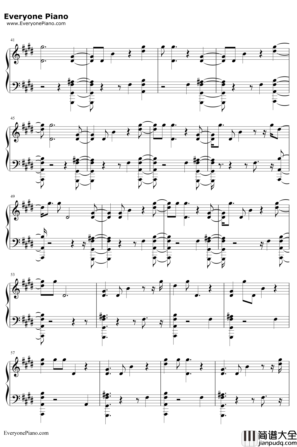 Already_Won钢琴谱_Kehlani