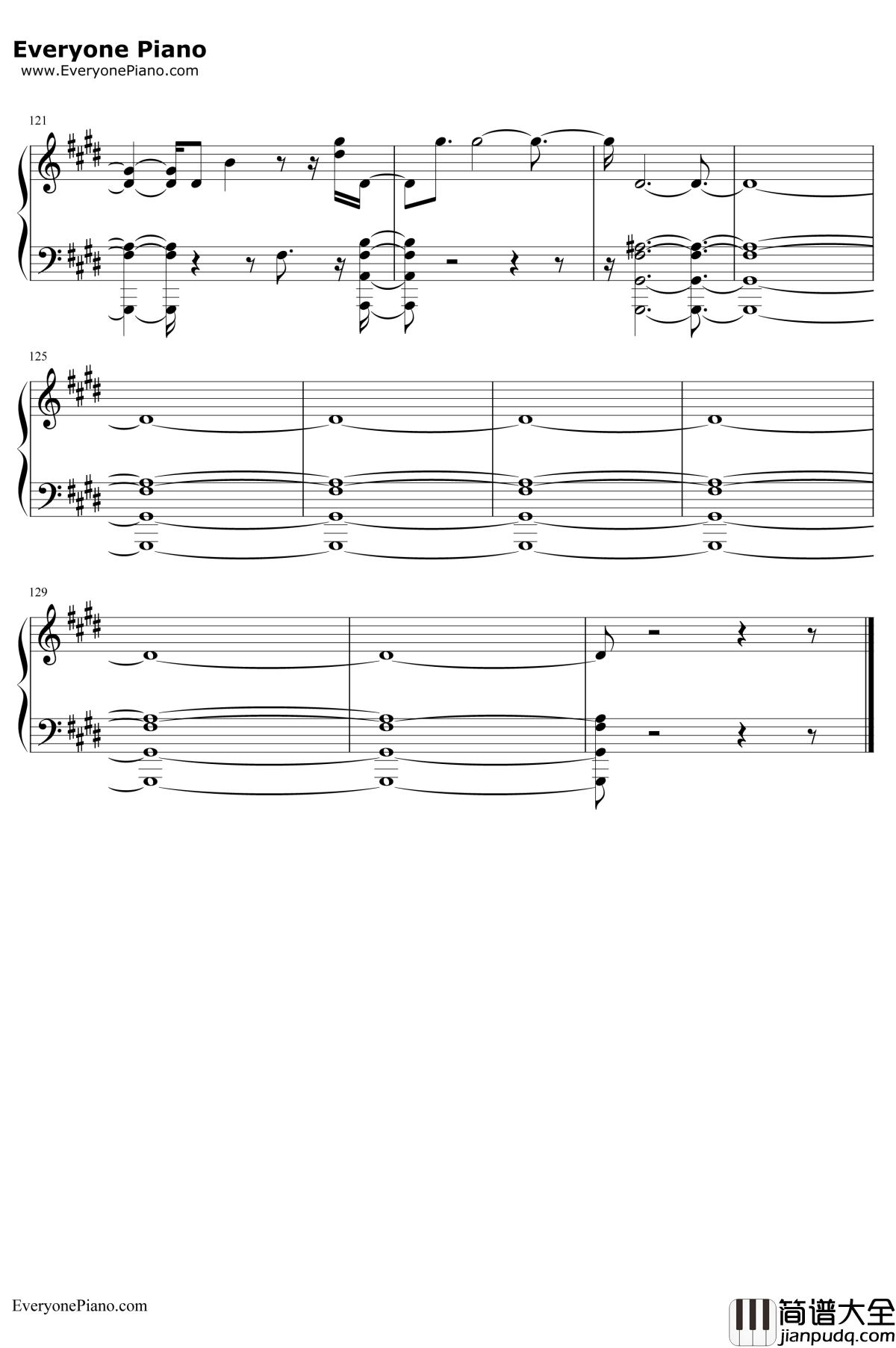 Already_Won钢琴谱_Kehlani