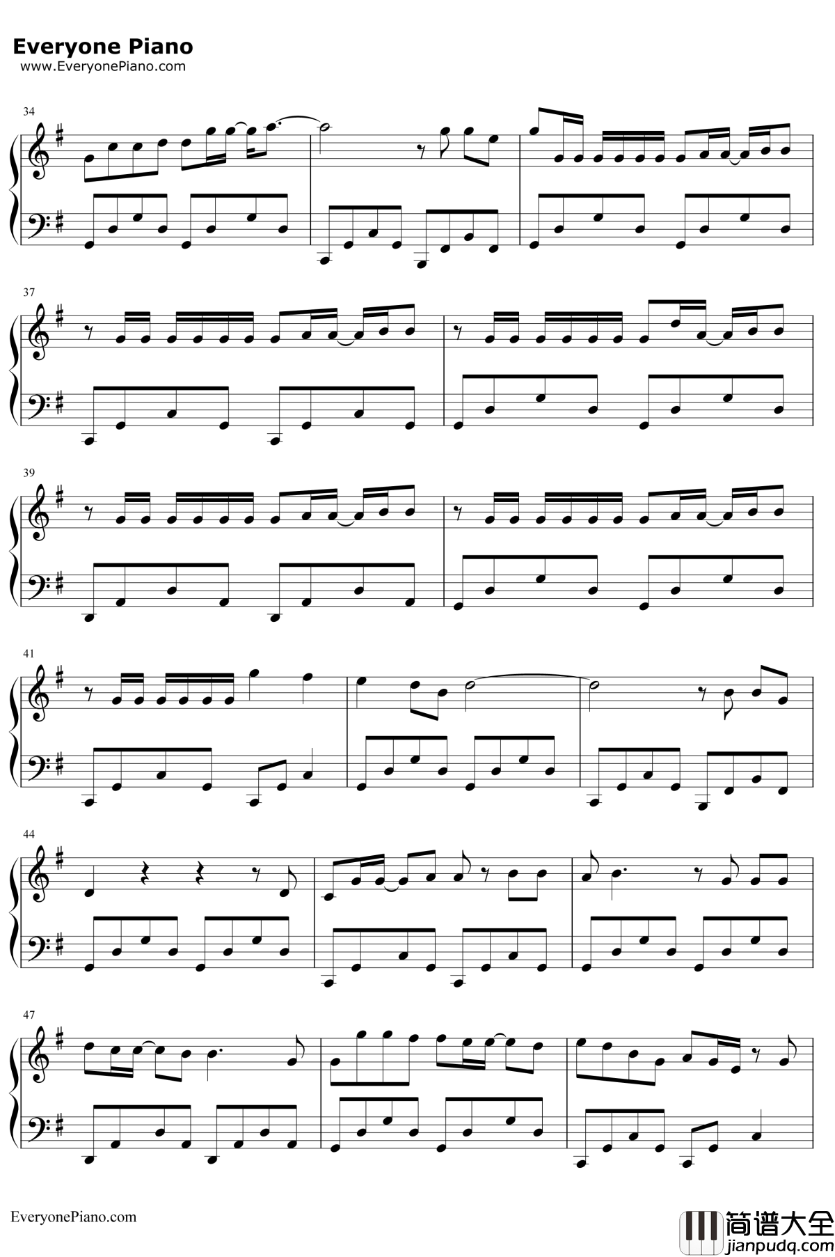 Remember_Me请记住我完整版钢琴谱_Miguel_/_Natalia_Lafourcade