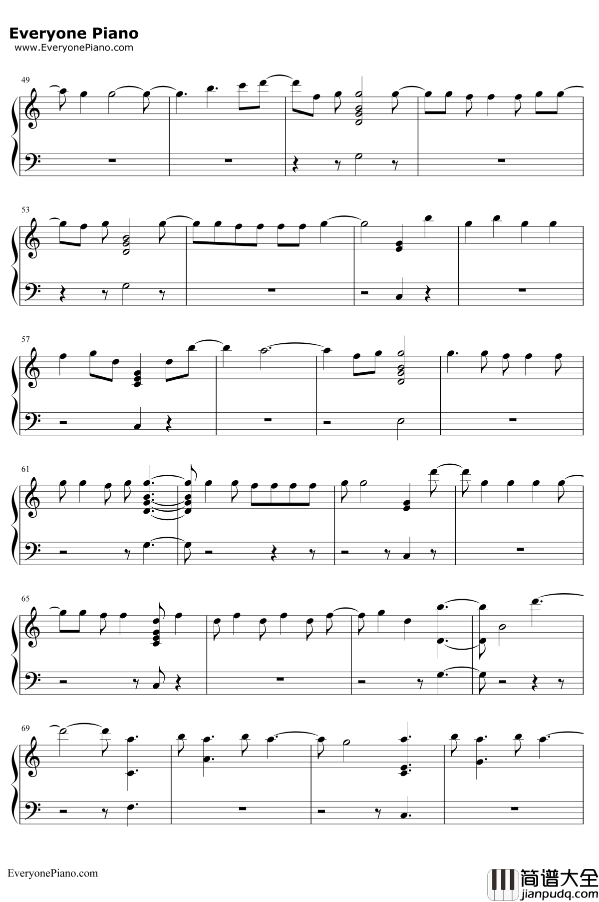 Candy_Pop钢琴谱_Twice