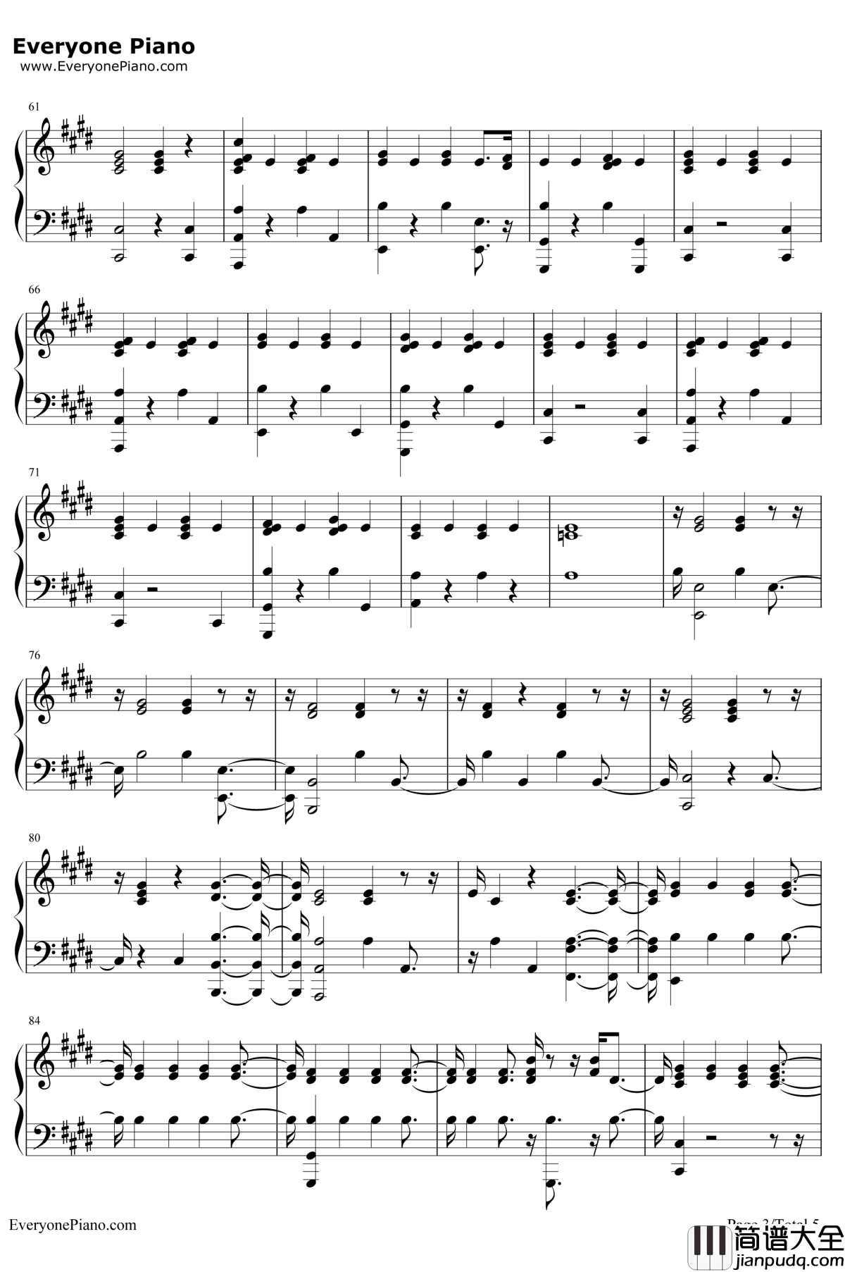 Wild_Hearts_Can't_Be_Broken钢琴谱_Pink