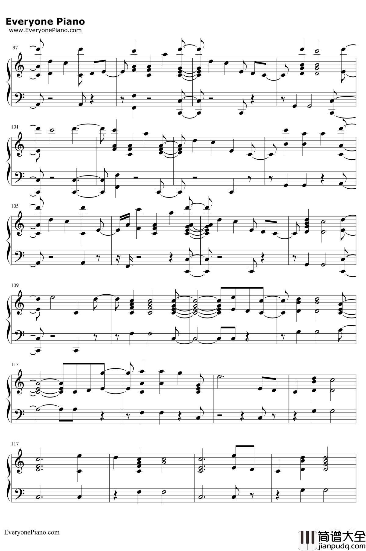 These_Days钢琴谱_Rudimental