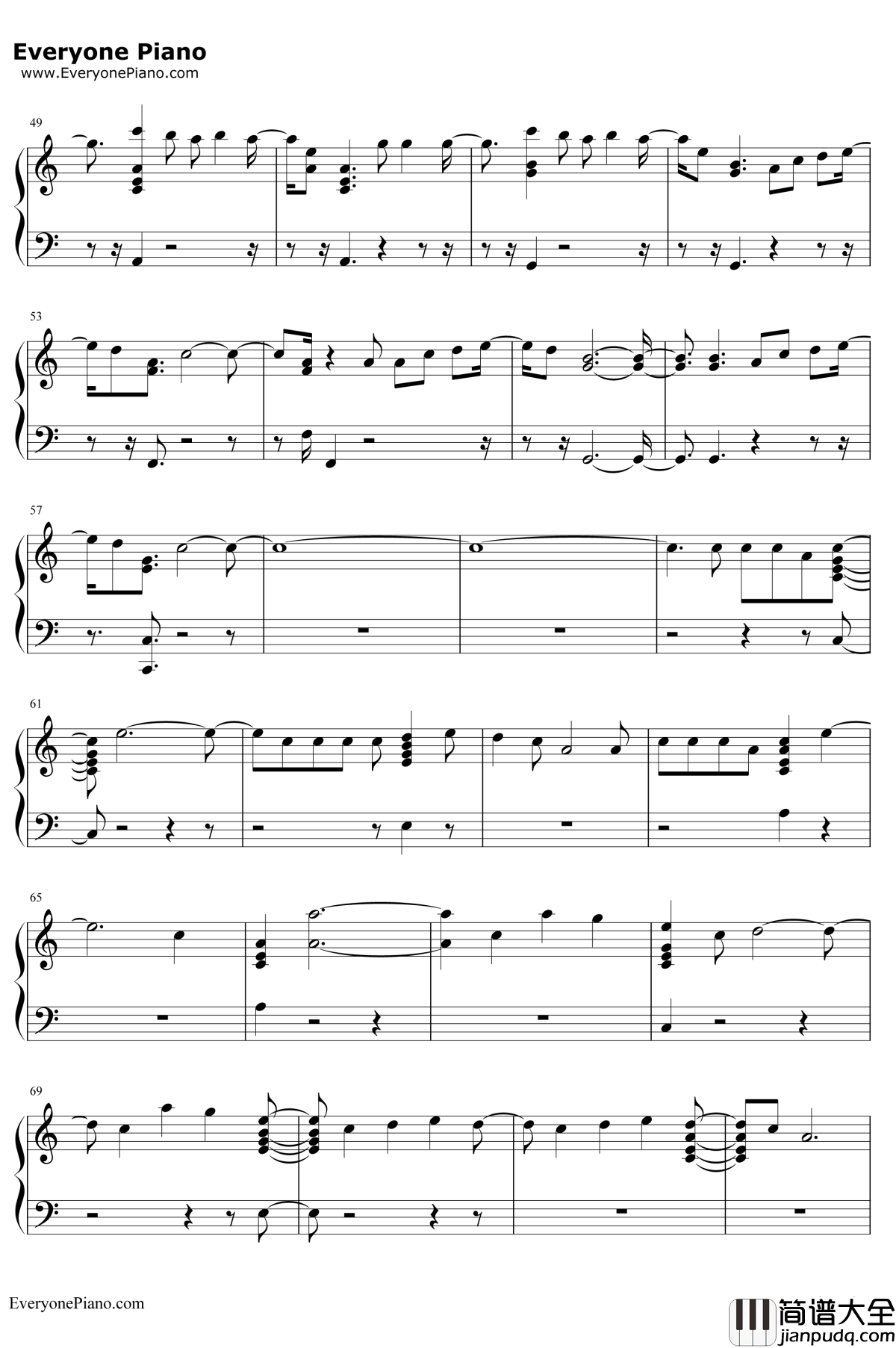 Capital_Letters钢琴谱_Hailee_Steinfeld