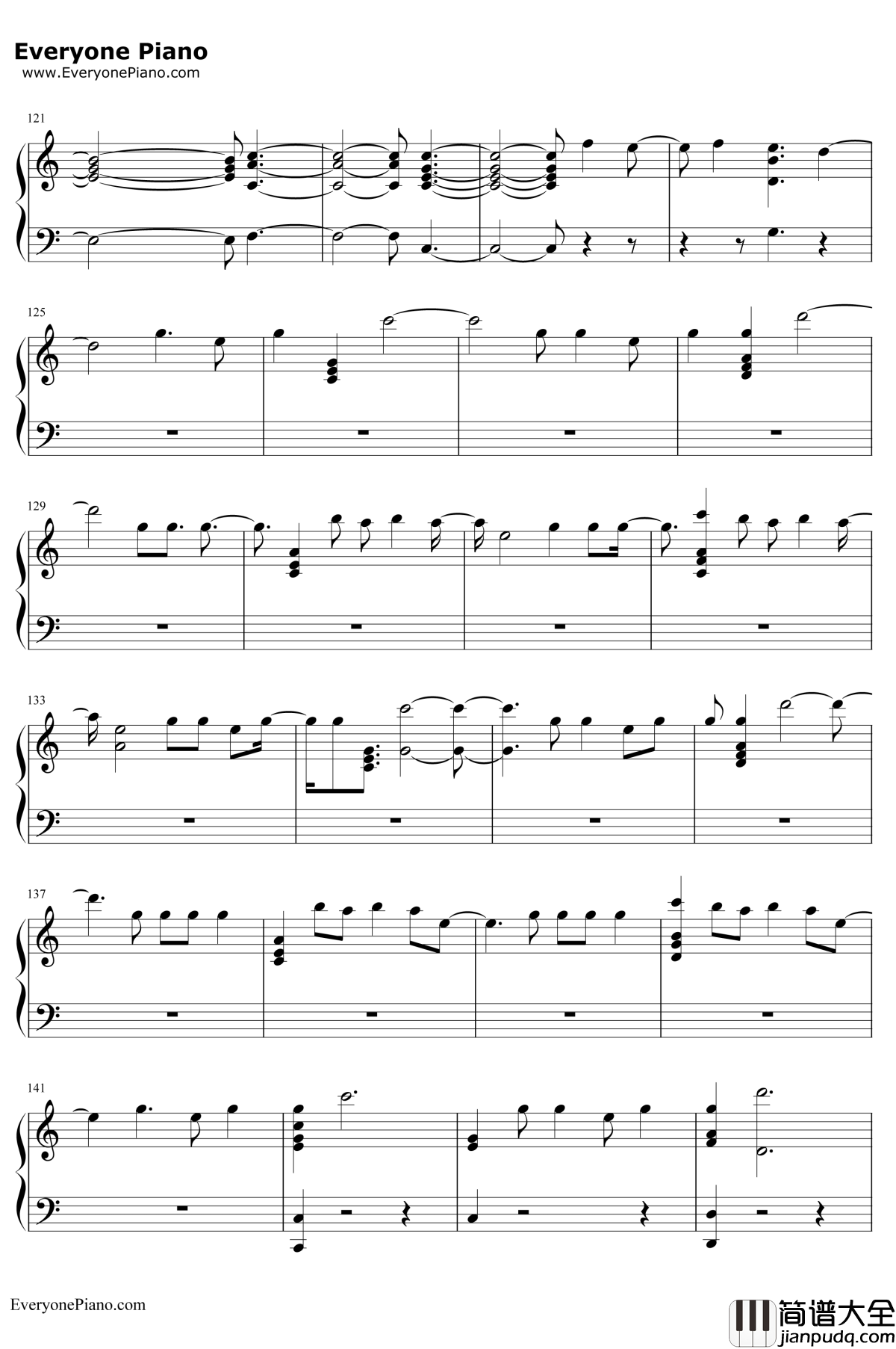 Capital_Letters钢琴谱_Hailee_Steinfeld