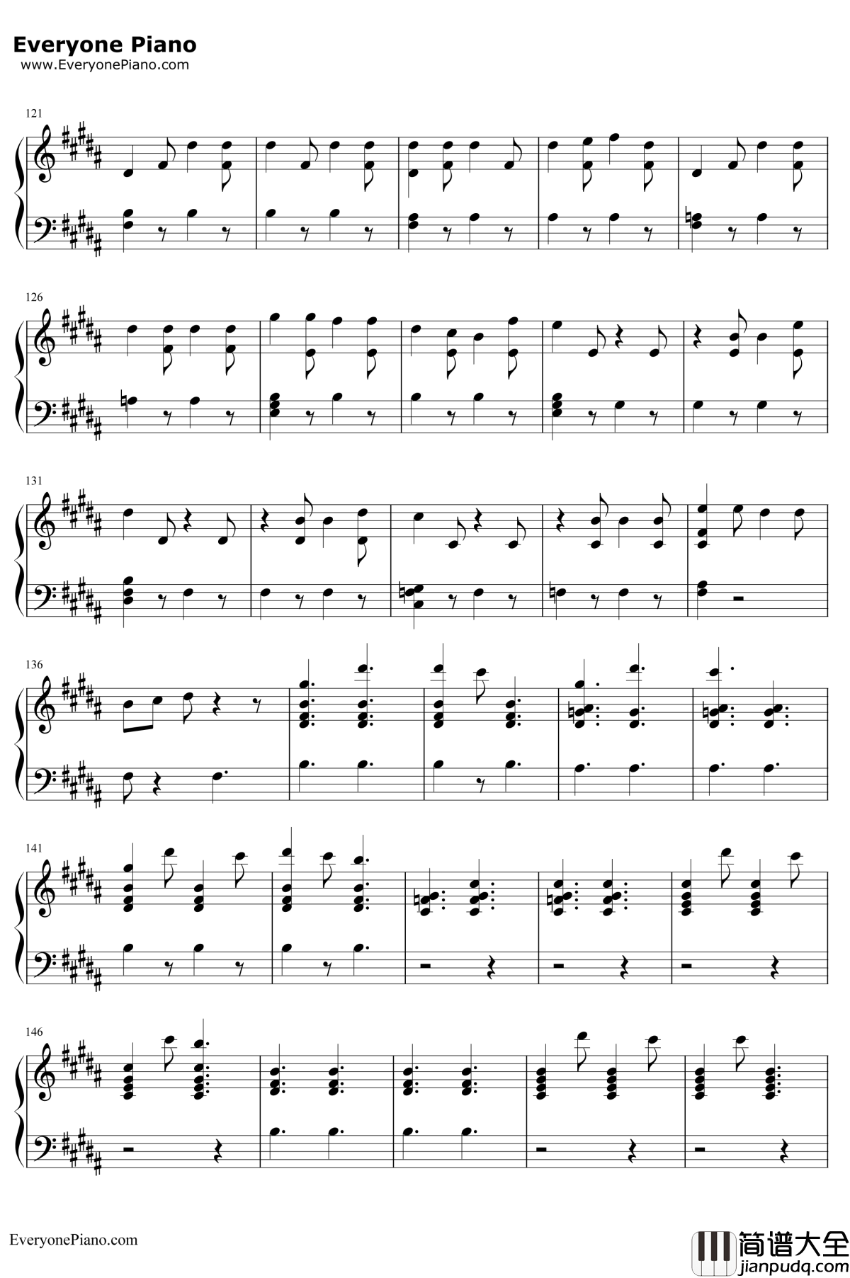 Candy_Cane_Lane钢琴谱_Sia