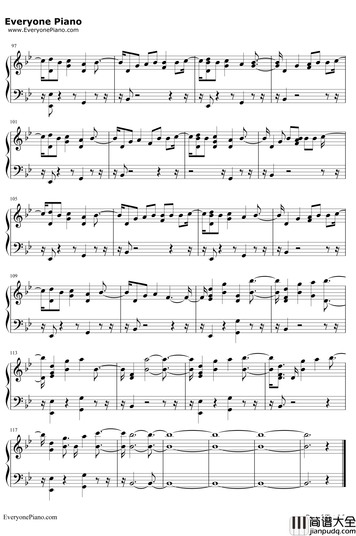 No_Drama钢琴谱_Tinashe