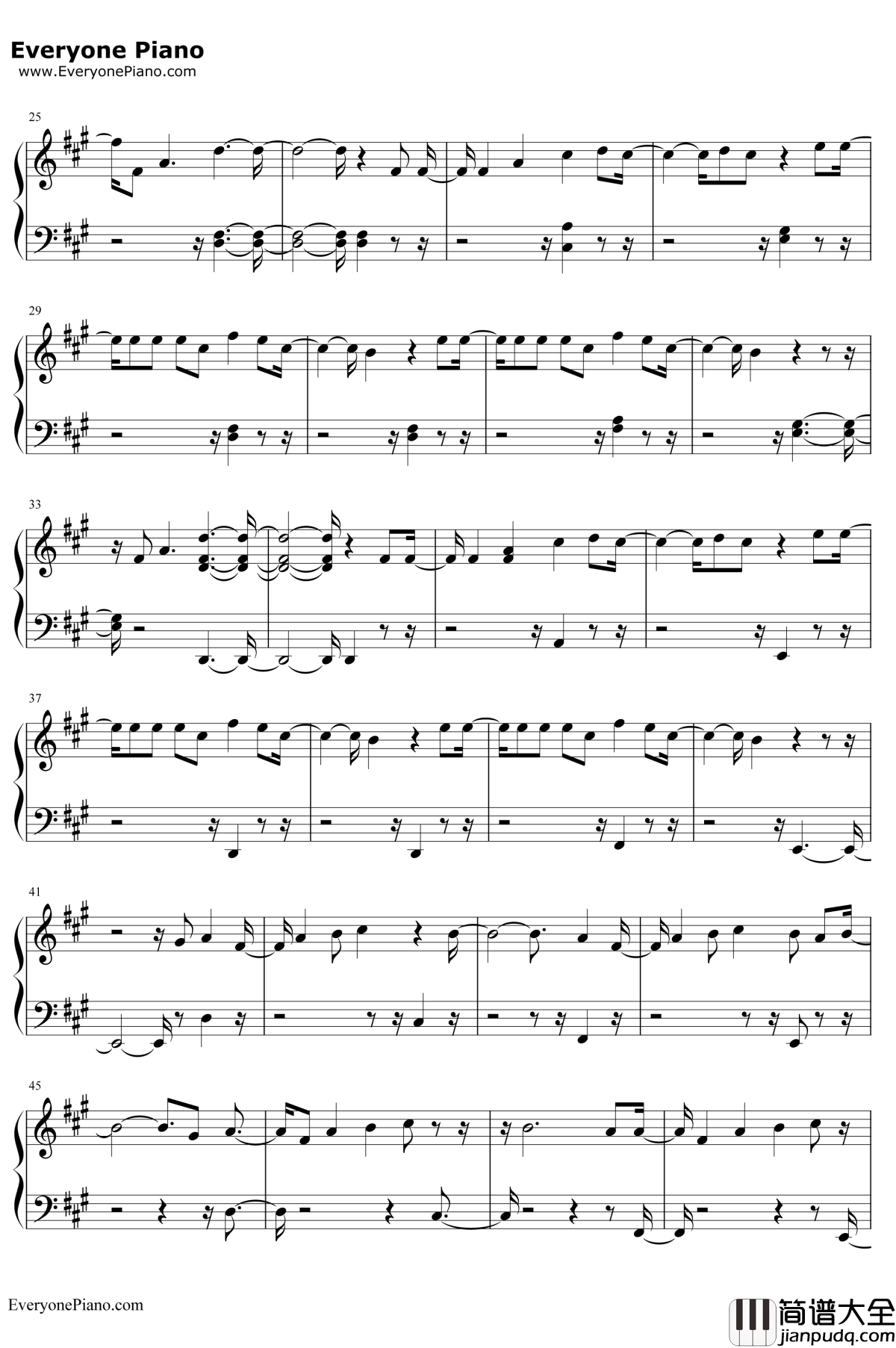 World_Gone_Mad钢琴谱_Bastille