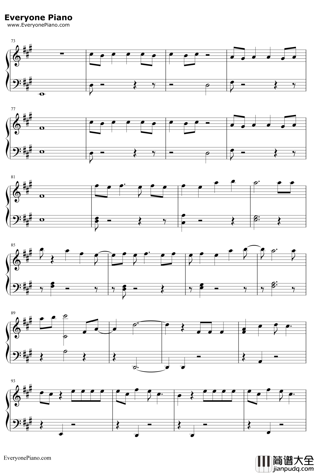 World_Gone_Mad钢琴谱_Bastille